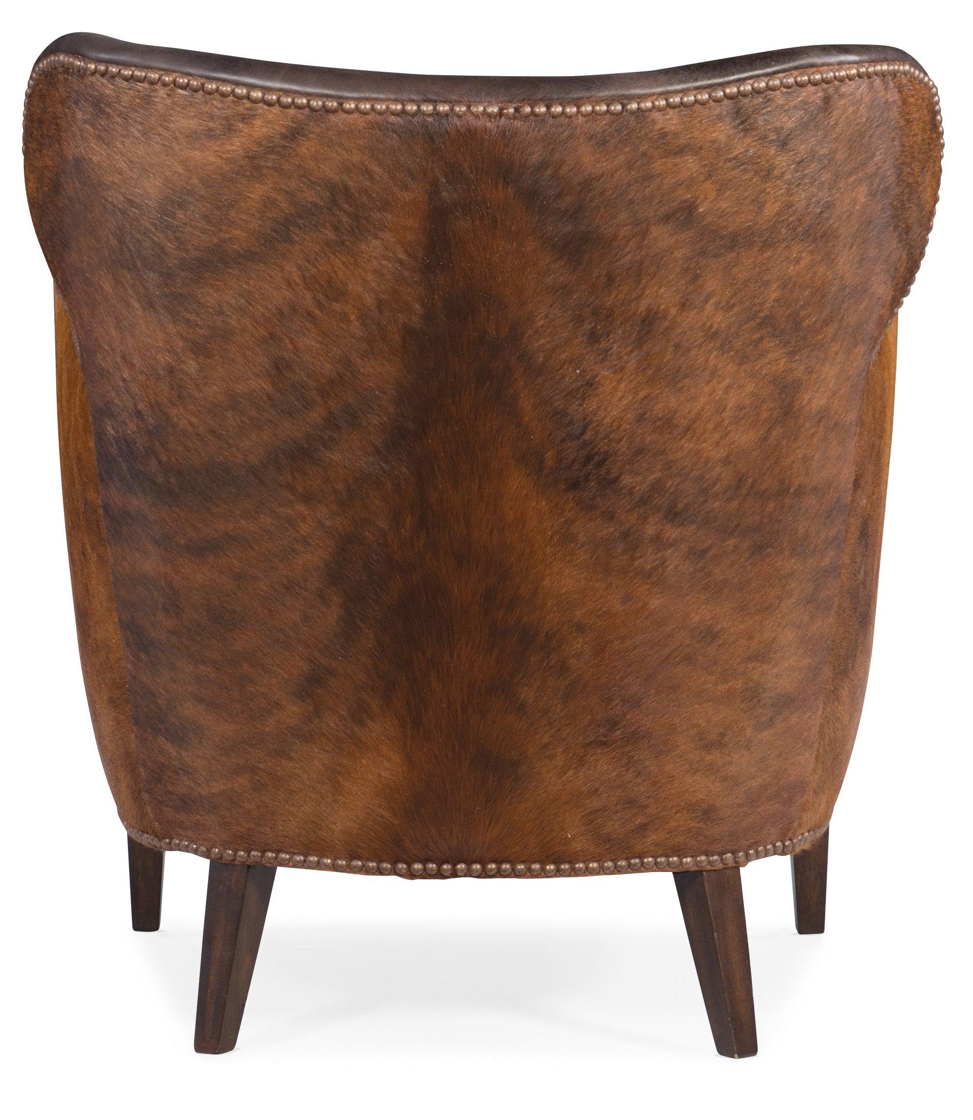 Kato Leather Club Chair with Dark HOH - Image 2