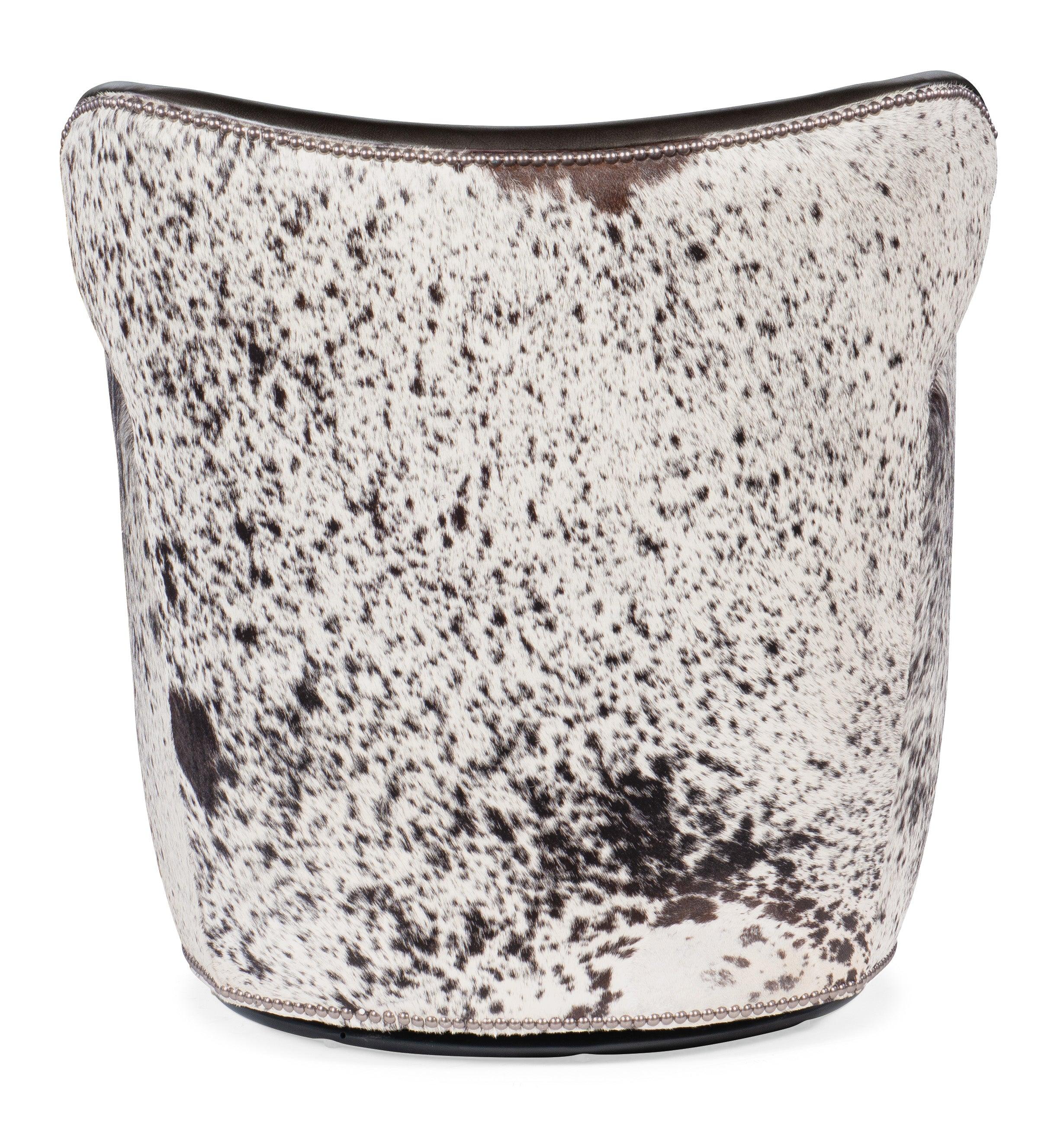 Kato Leather Swivel Chair with Salt Pepper HOH - Image 2