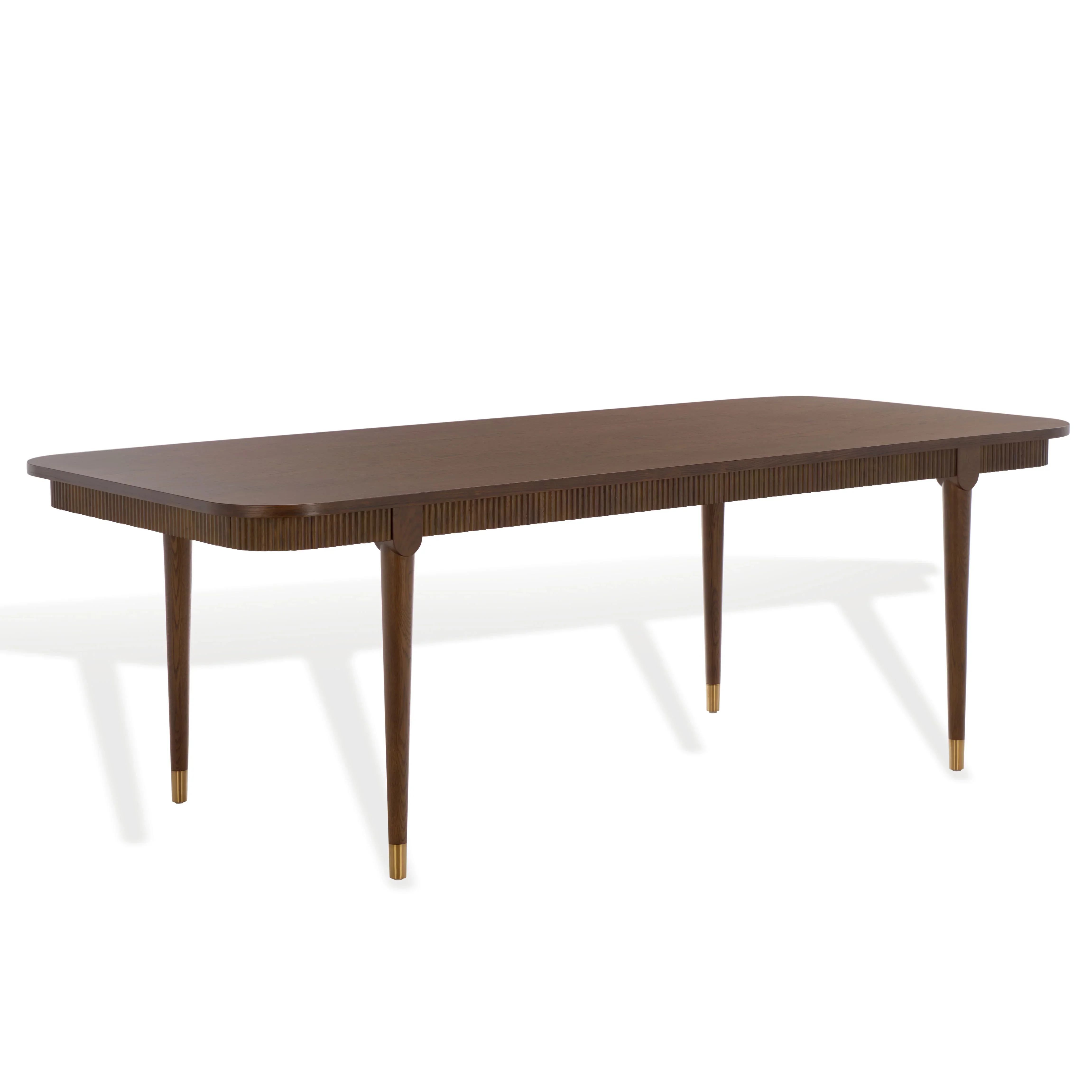 Kaylenne 90" Ribbed Apron Dining Table - Image 3