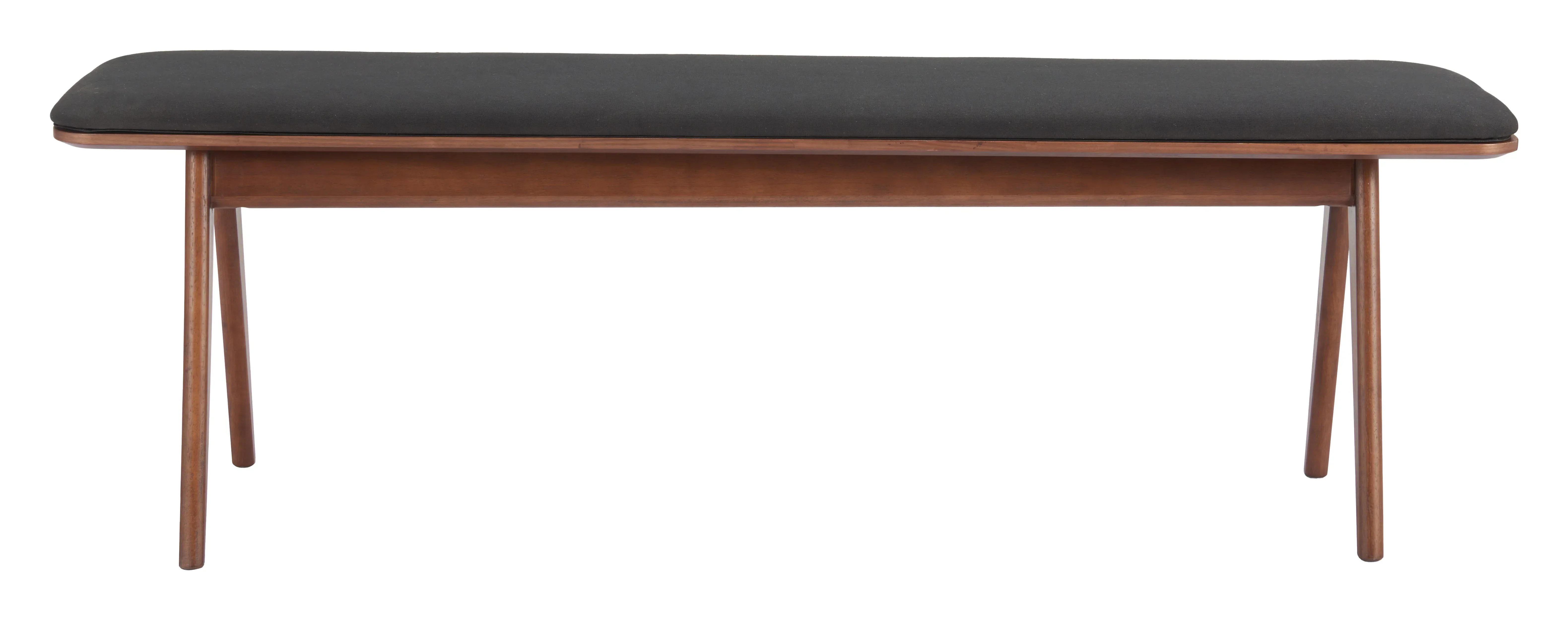 Kazwali Bench Black & Walnut - Image 4