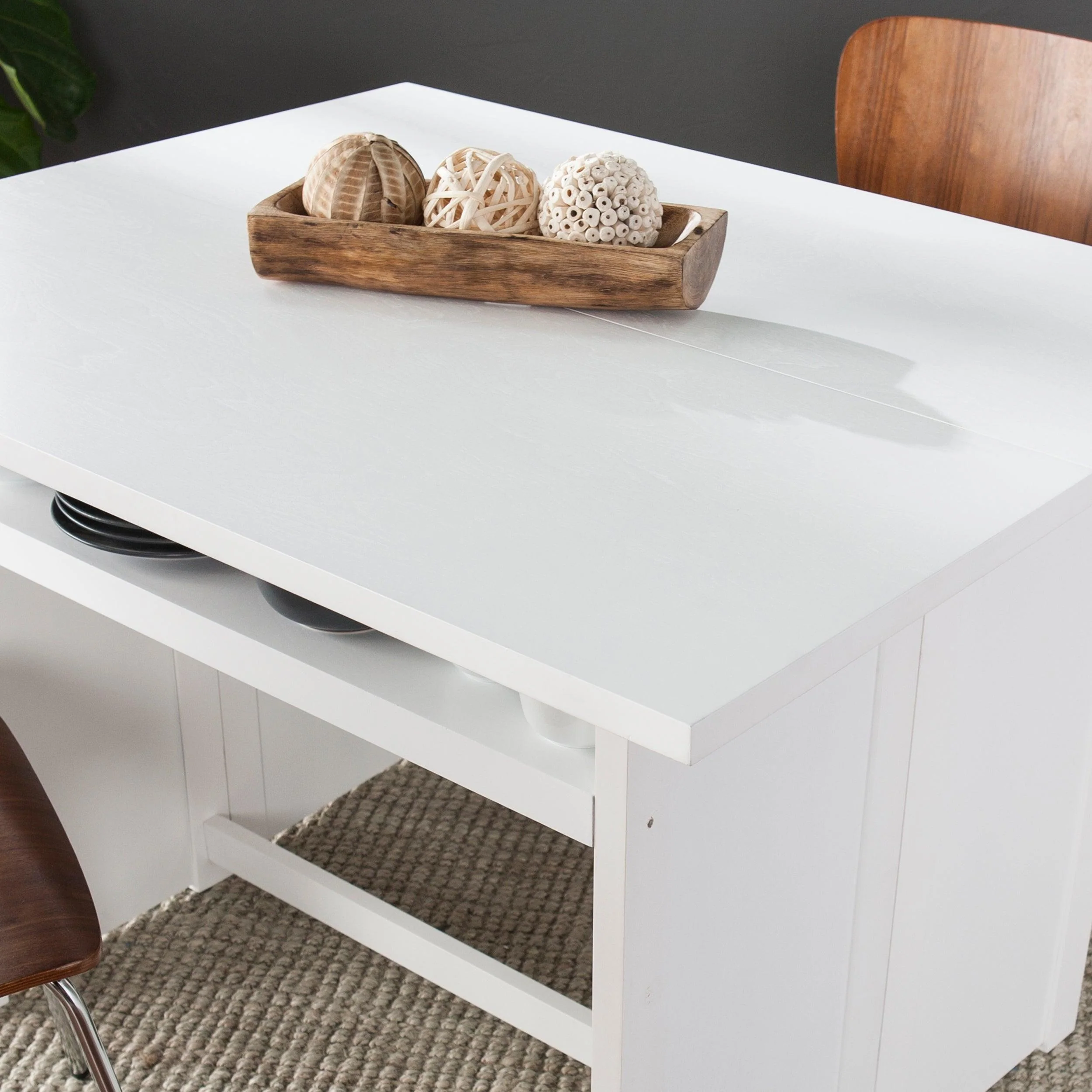 Kempsey Convertible Console-to-Dining Table - White - Image 8