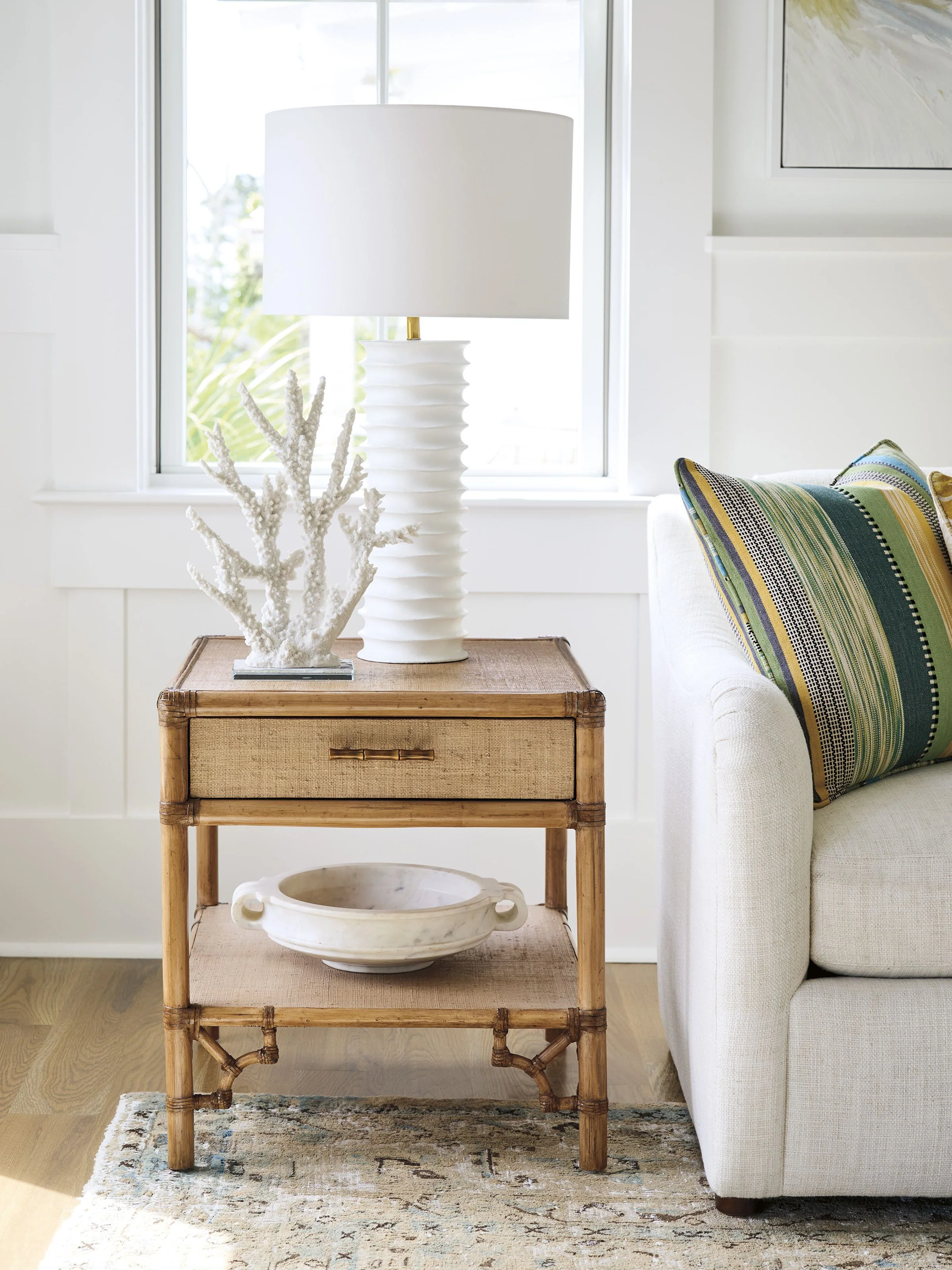 Key Biscayne Bayfront Rectangular End Table - Image 2