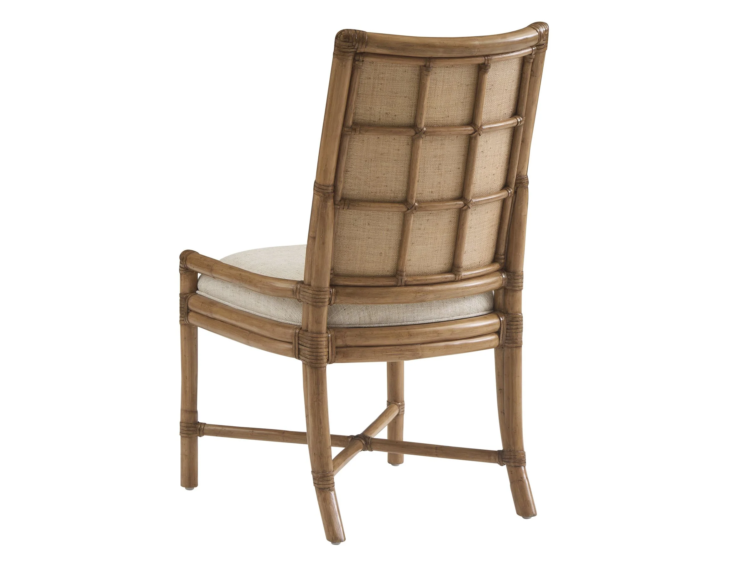 Key Biscayne Oceanside Rattan Side Chair - Image 5
