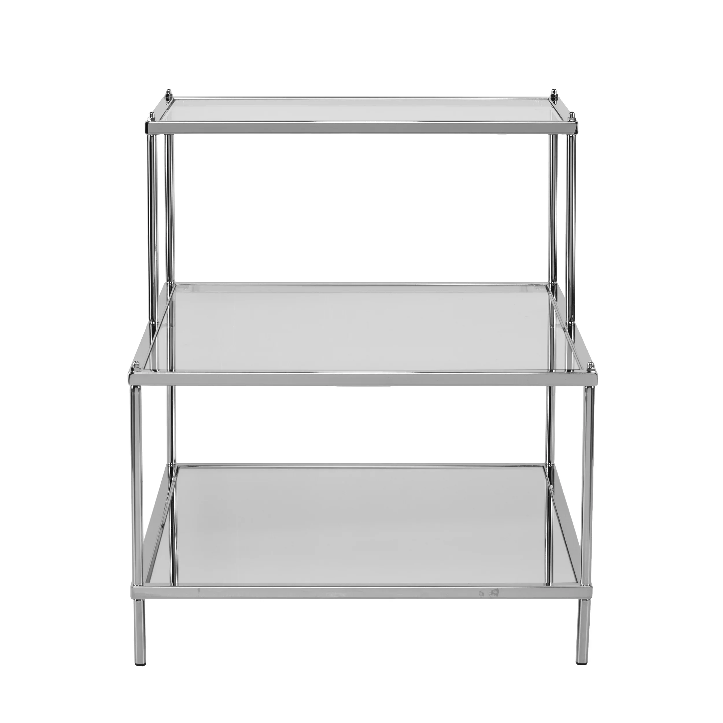 Knox Glam Mirrored Accent Table - Chrome - Image 3
