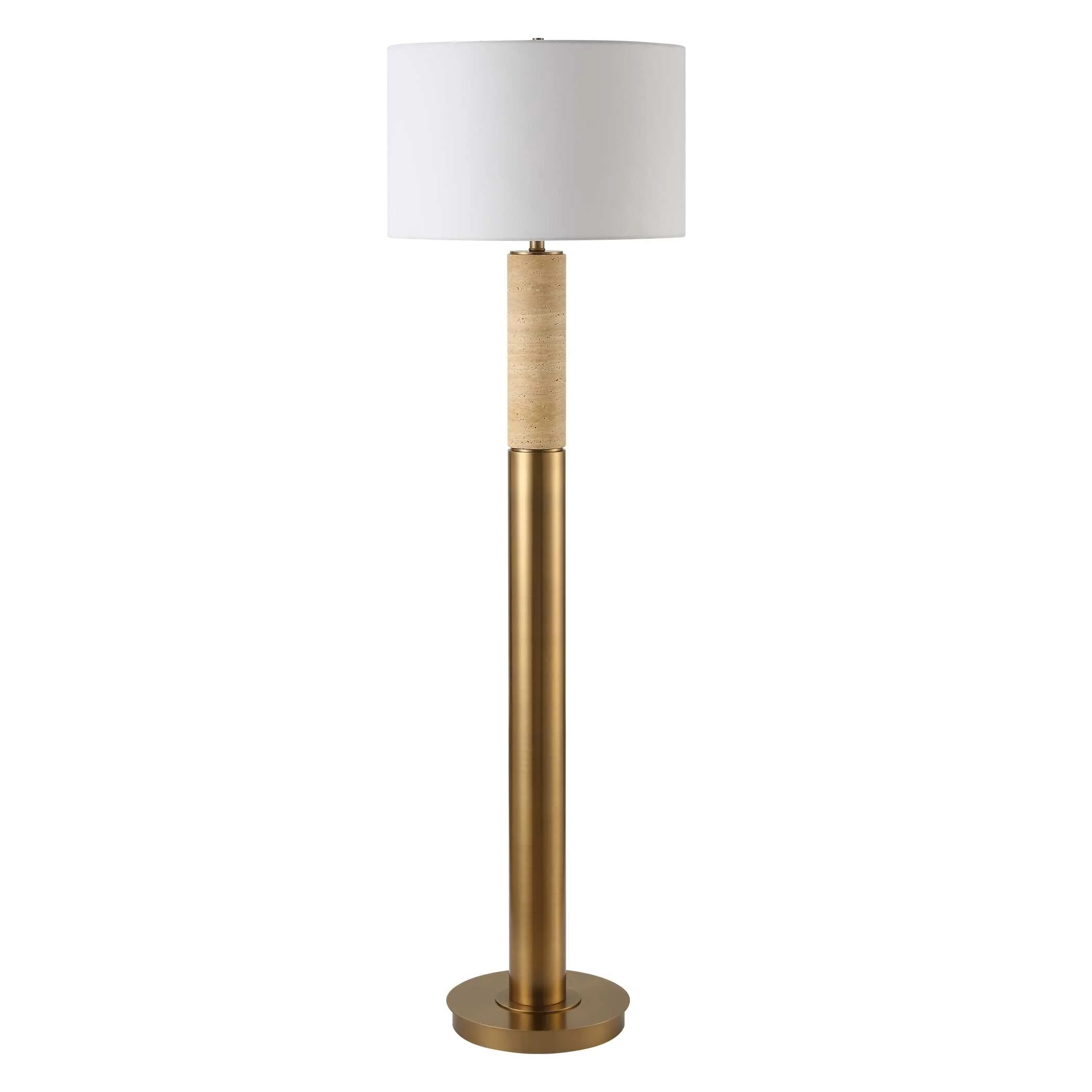 Knox Travertine Floor Lamp - Image 4