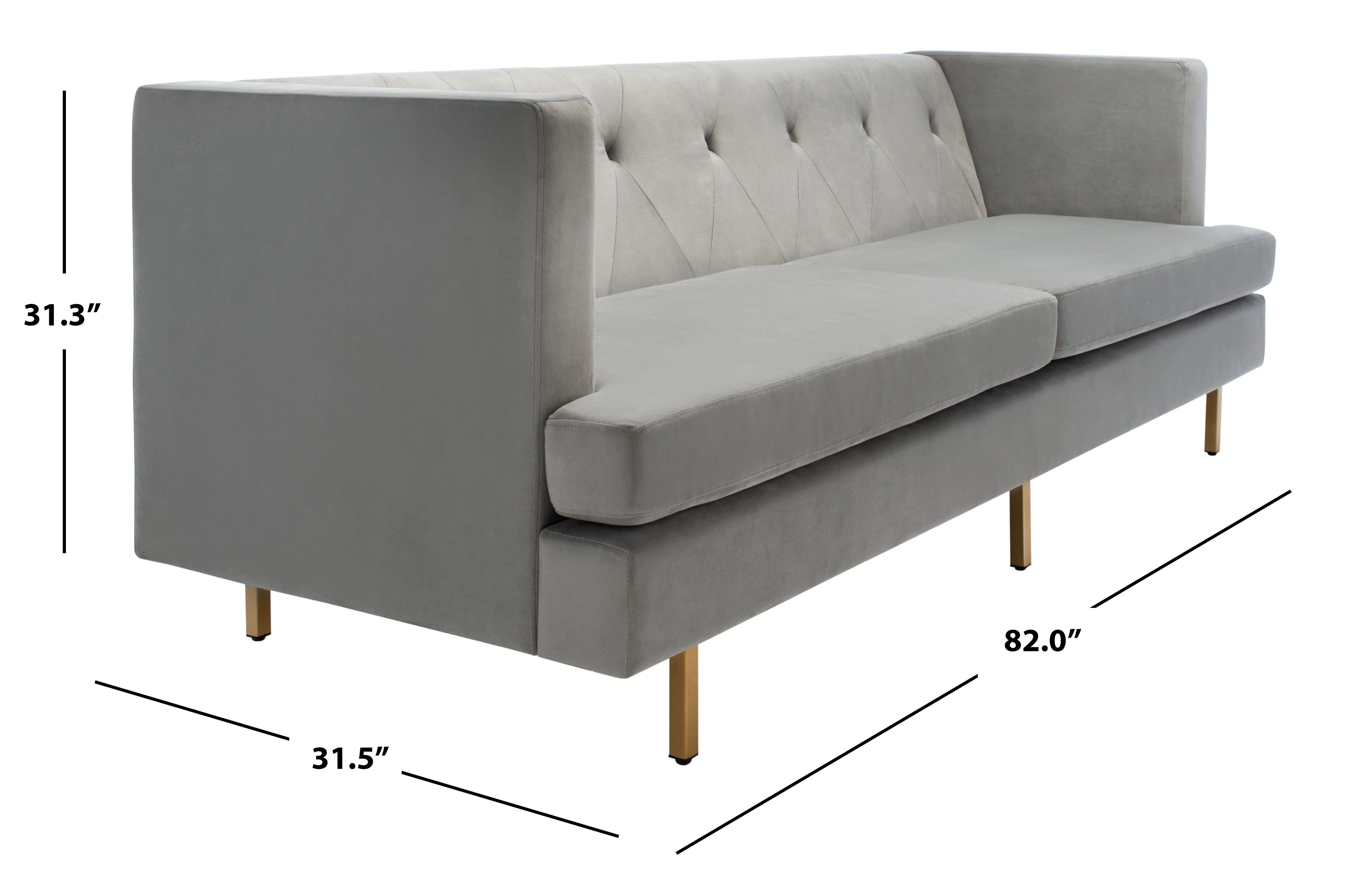 Konrad Velvet Sofa - Image 25