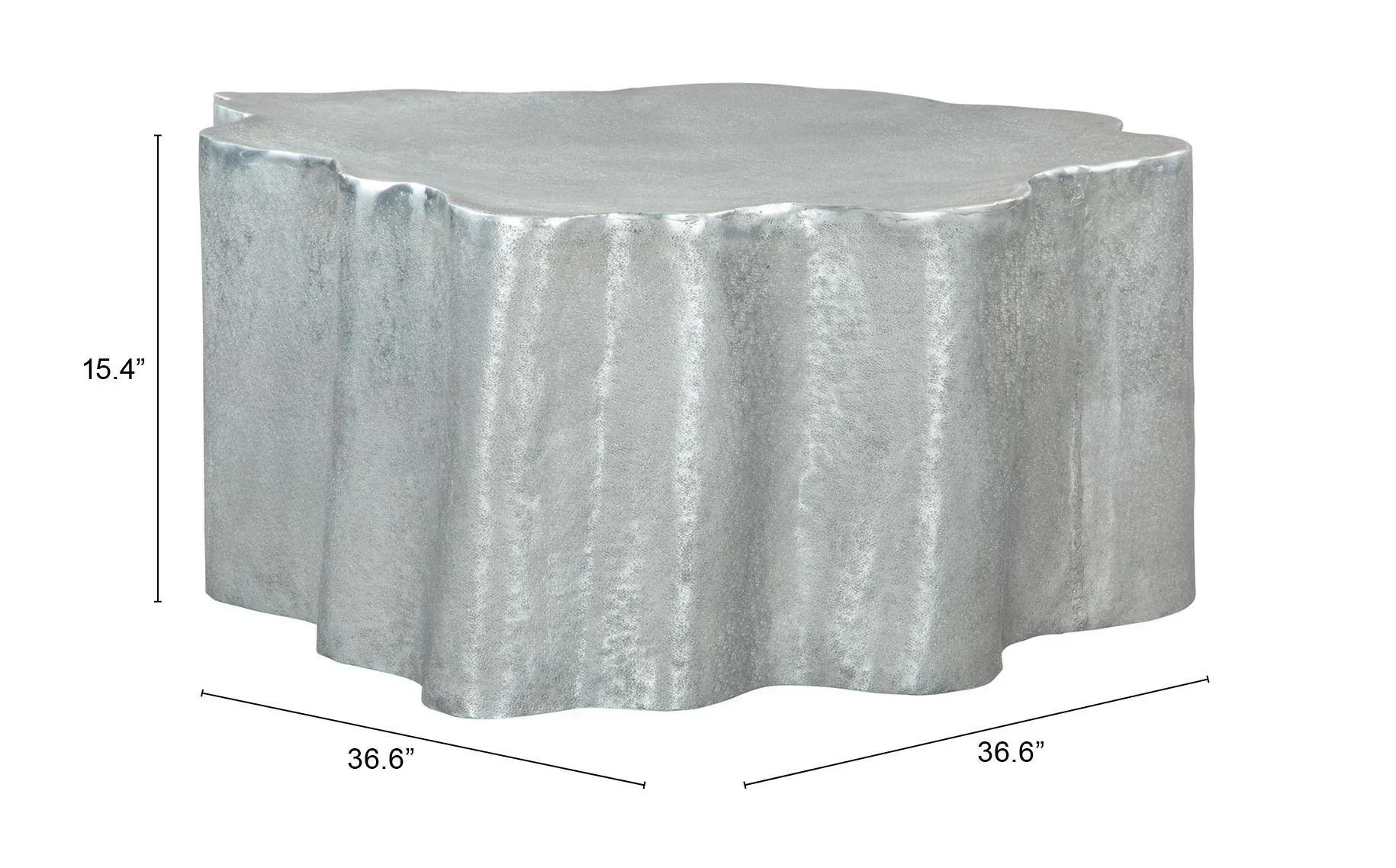 Kortha Coffee Table Antique Silver - Image 5