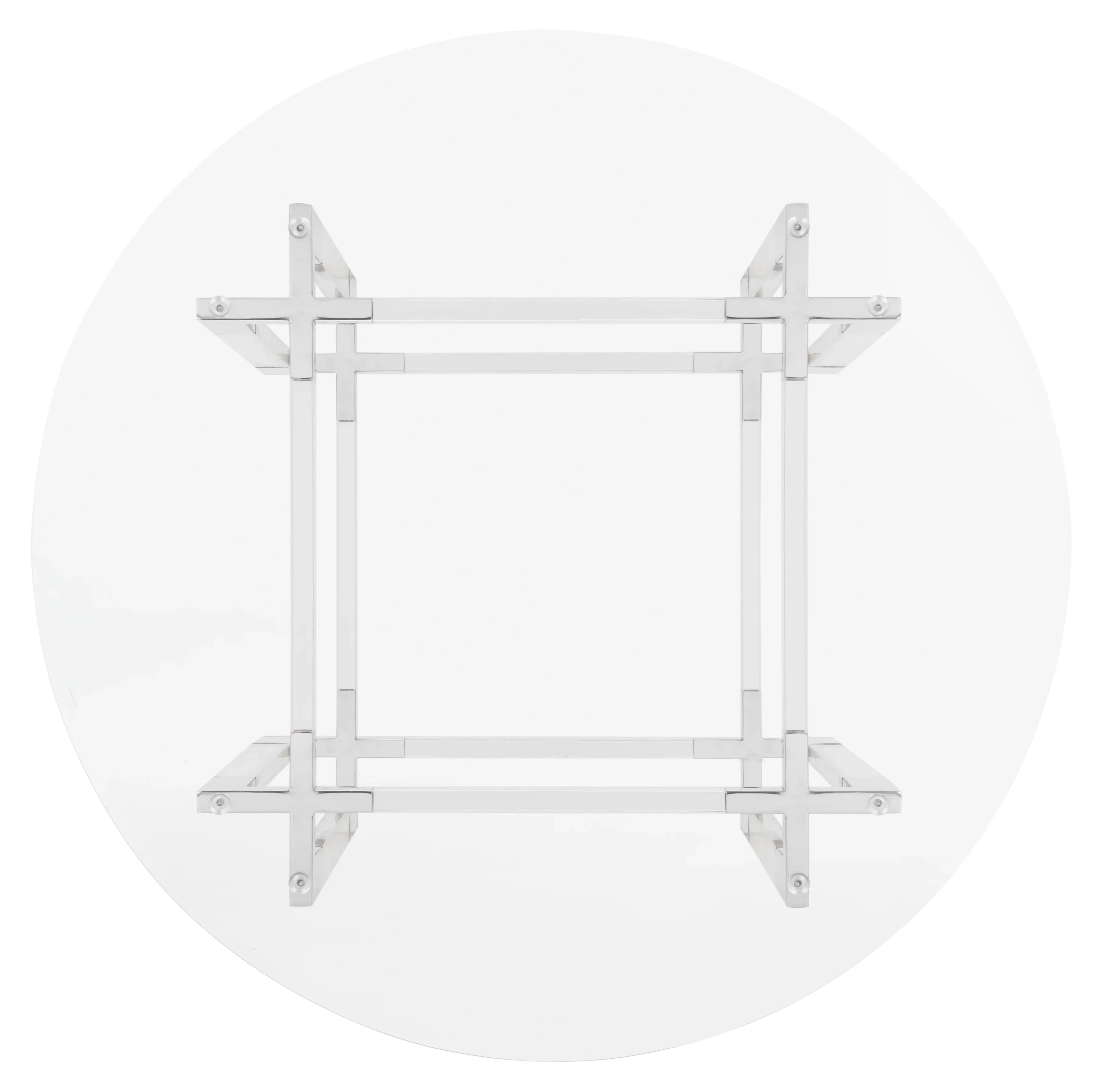 Koryn 42" Acrylic Dining Table - Image 14