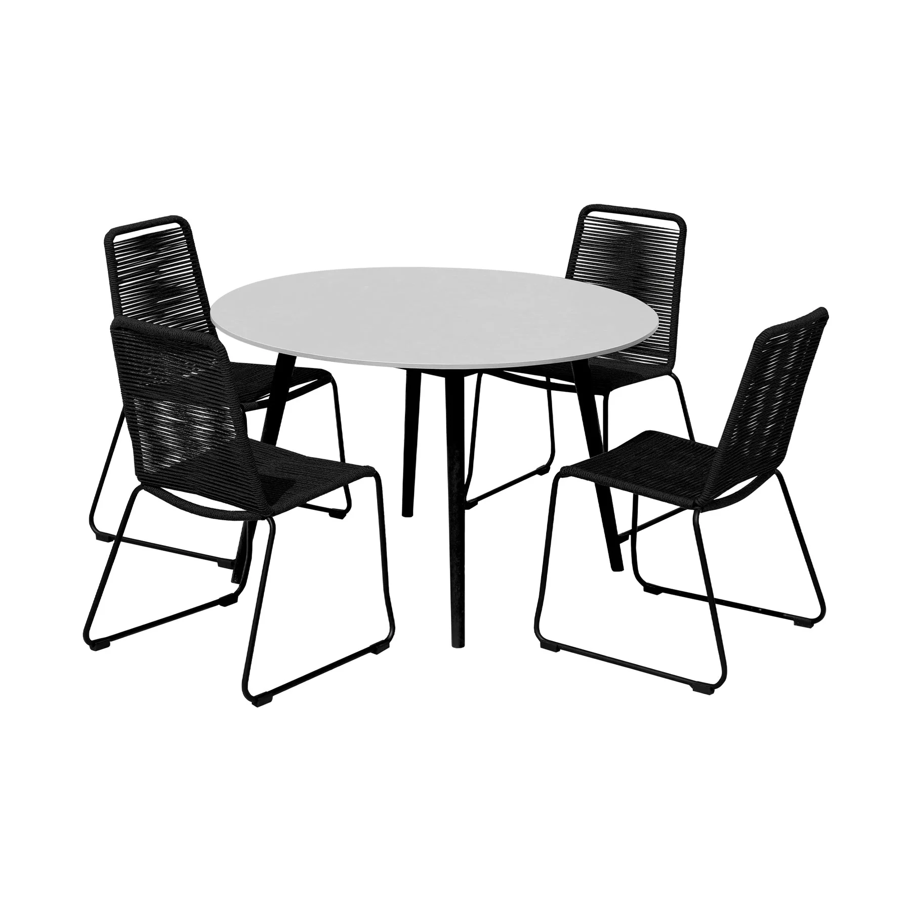 Kylie and Shasta 5 Piece Patio Outdoor Dining Set
