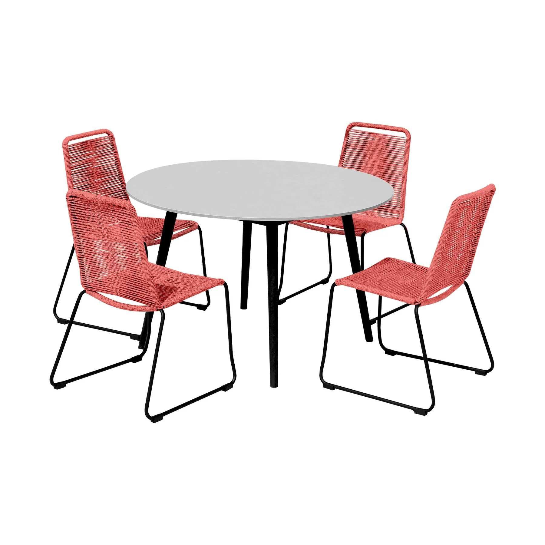 Kylie and Shasta 5 Piece Patio Outdoor Dining Set - Image 52