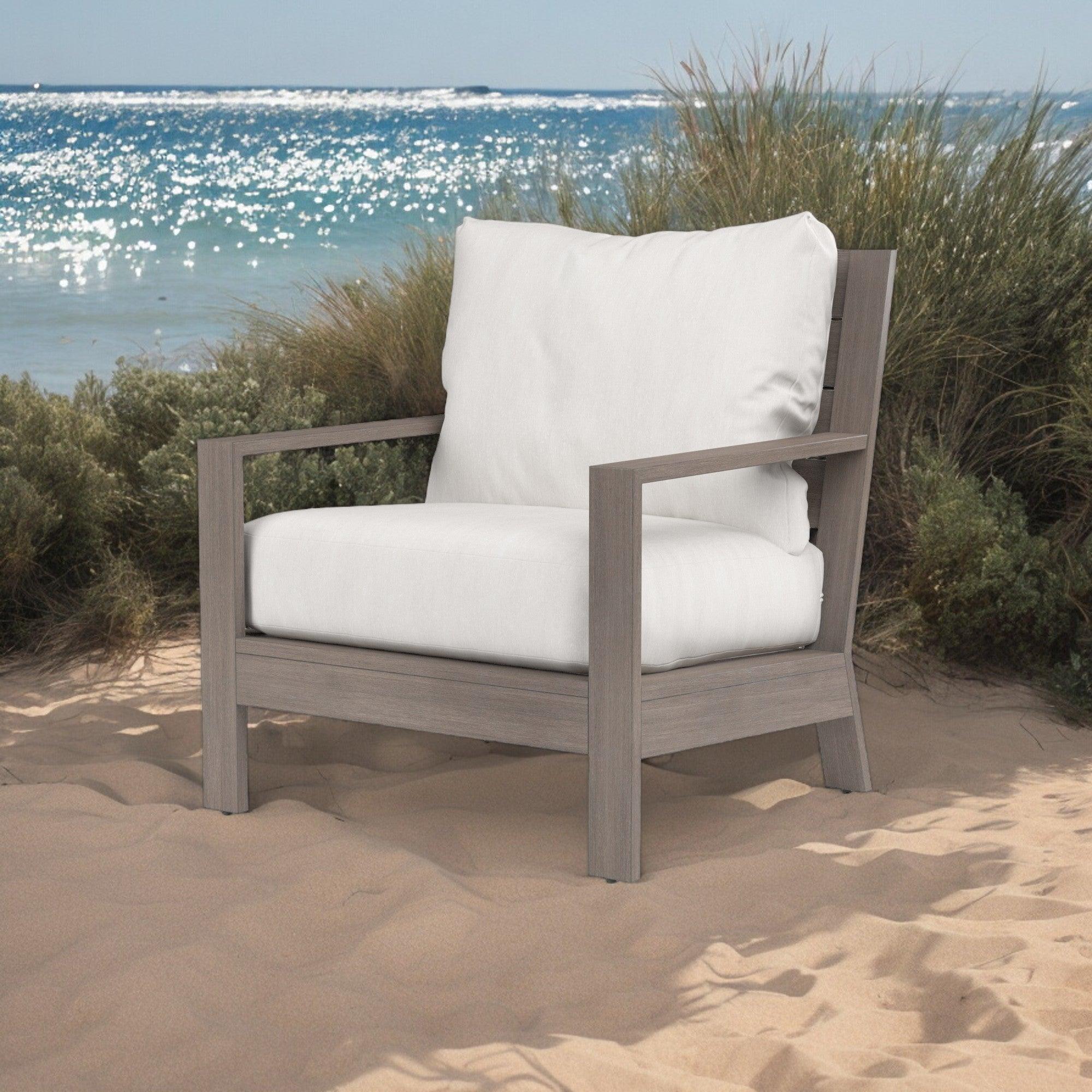 Laguna Club Chair in Canvas Flax, No Welt - Image 2
