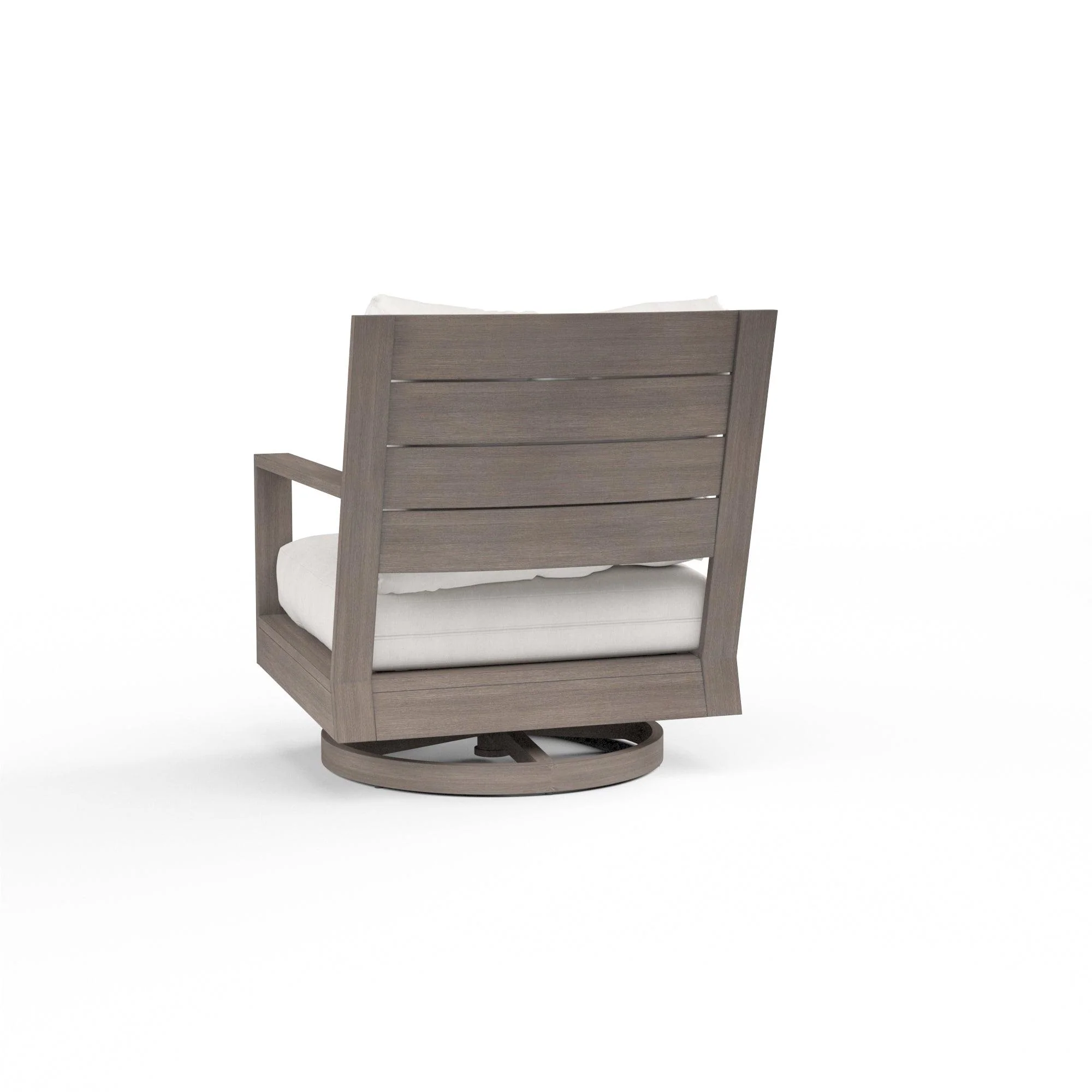Laguna Swivel Club Rocker in Canvas Flax, No Welt - Image 3