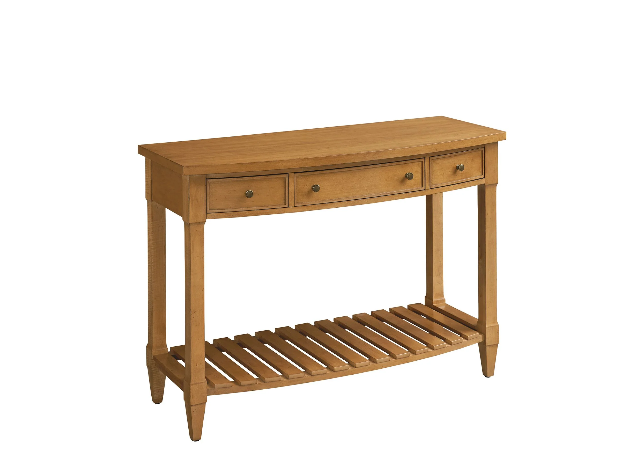 Laguna Temple Bowfront Console Table