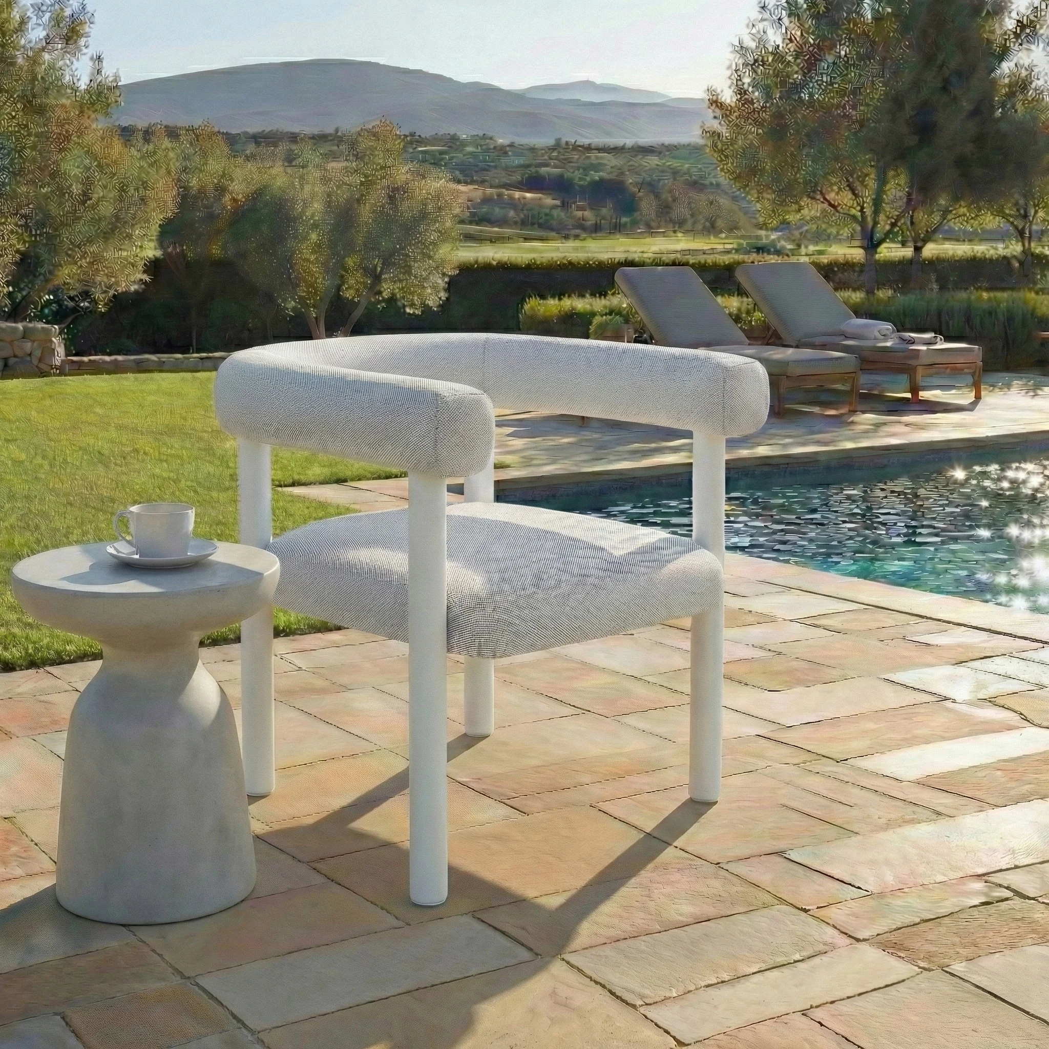 Larissa Patio Dining Chair - Image 2