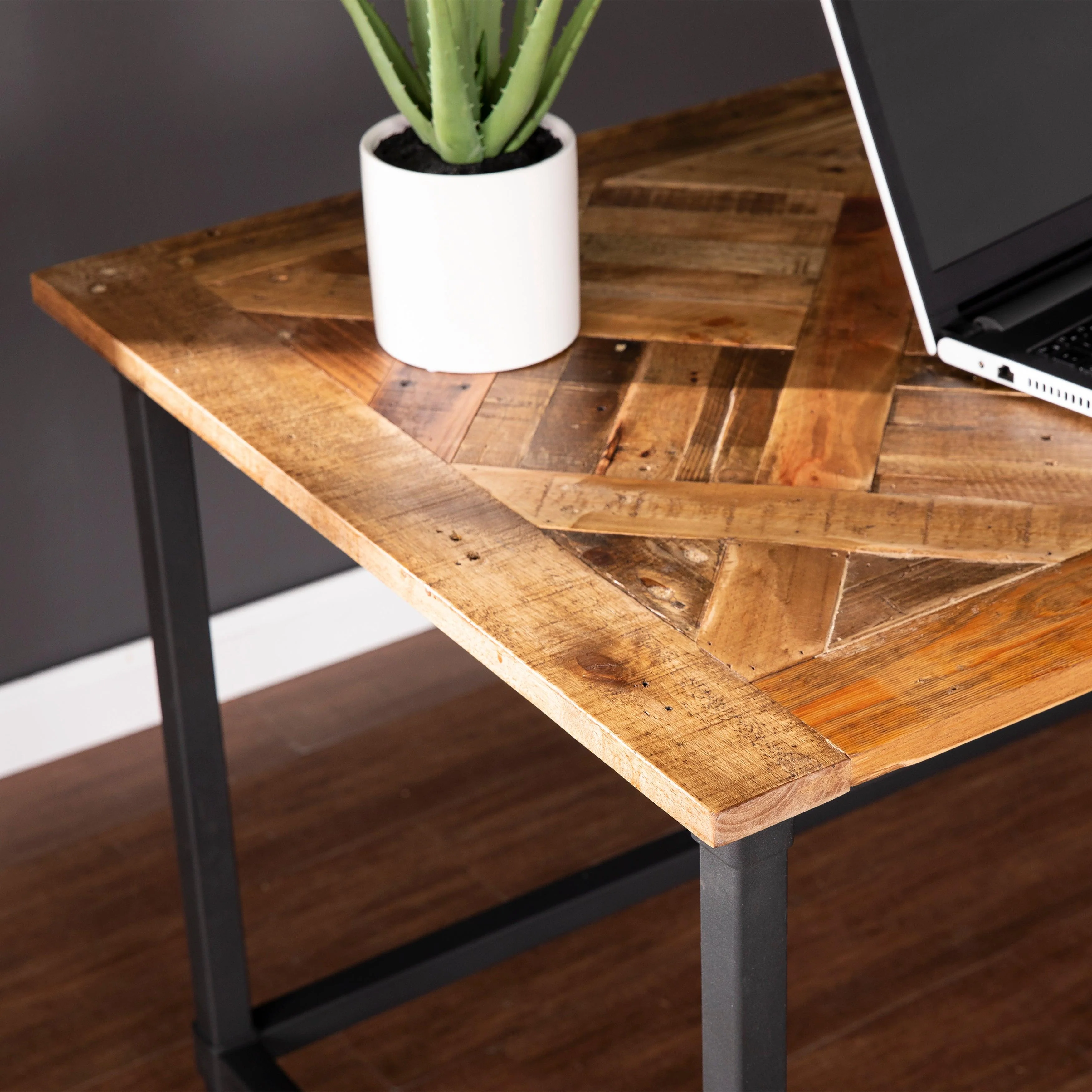 Lawrenny Reclaimed Wood Desk - Image 9