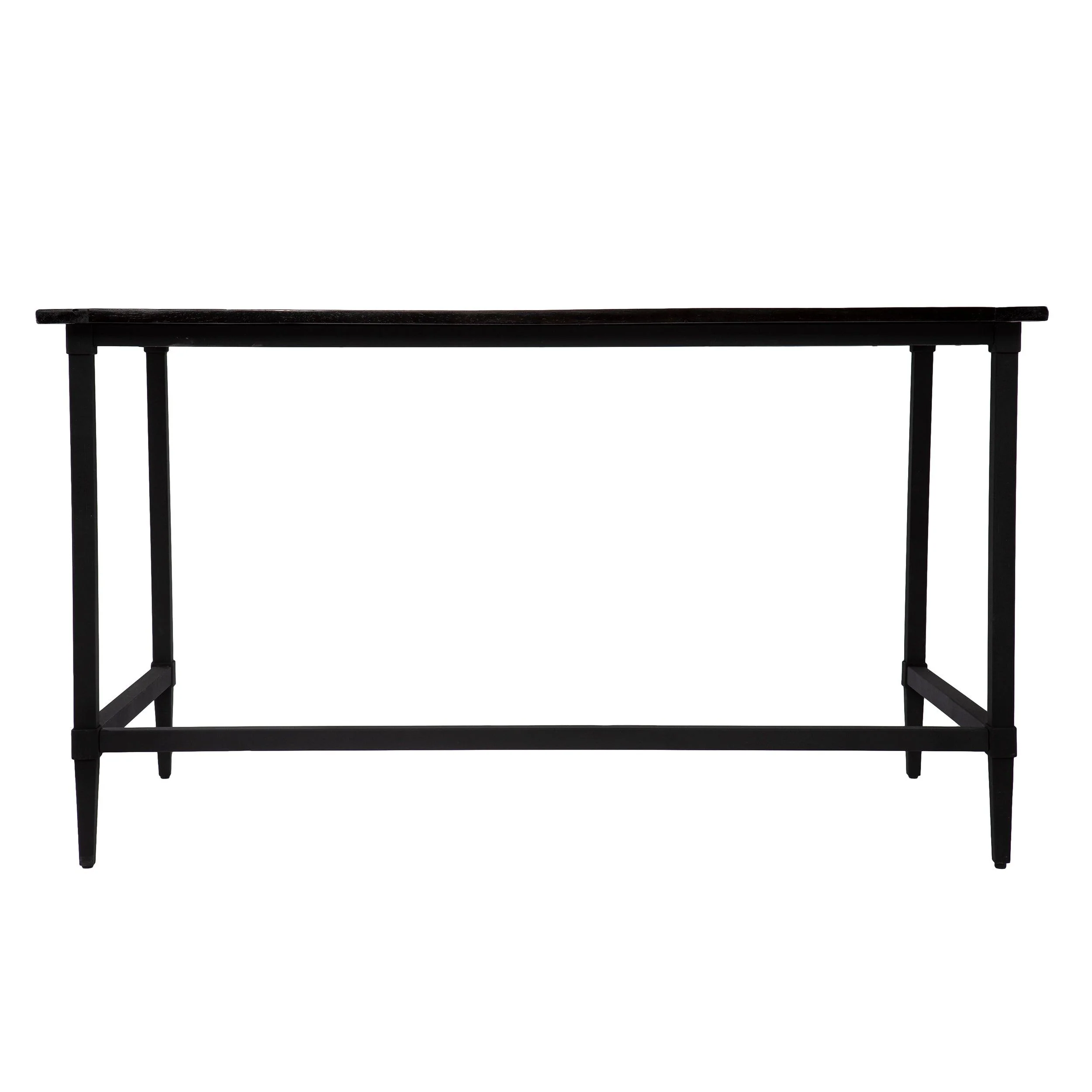 Lawrenny Reclaimed Wood Desk - Black - Image 4