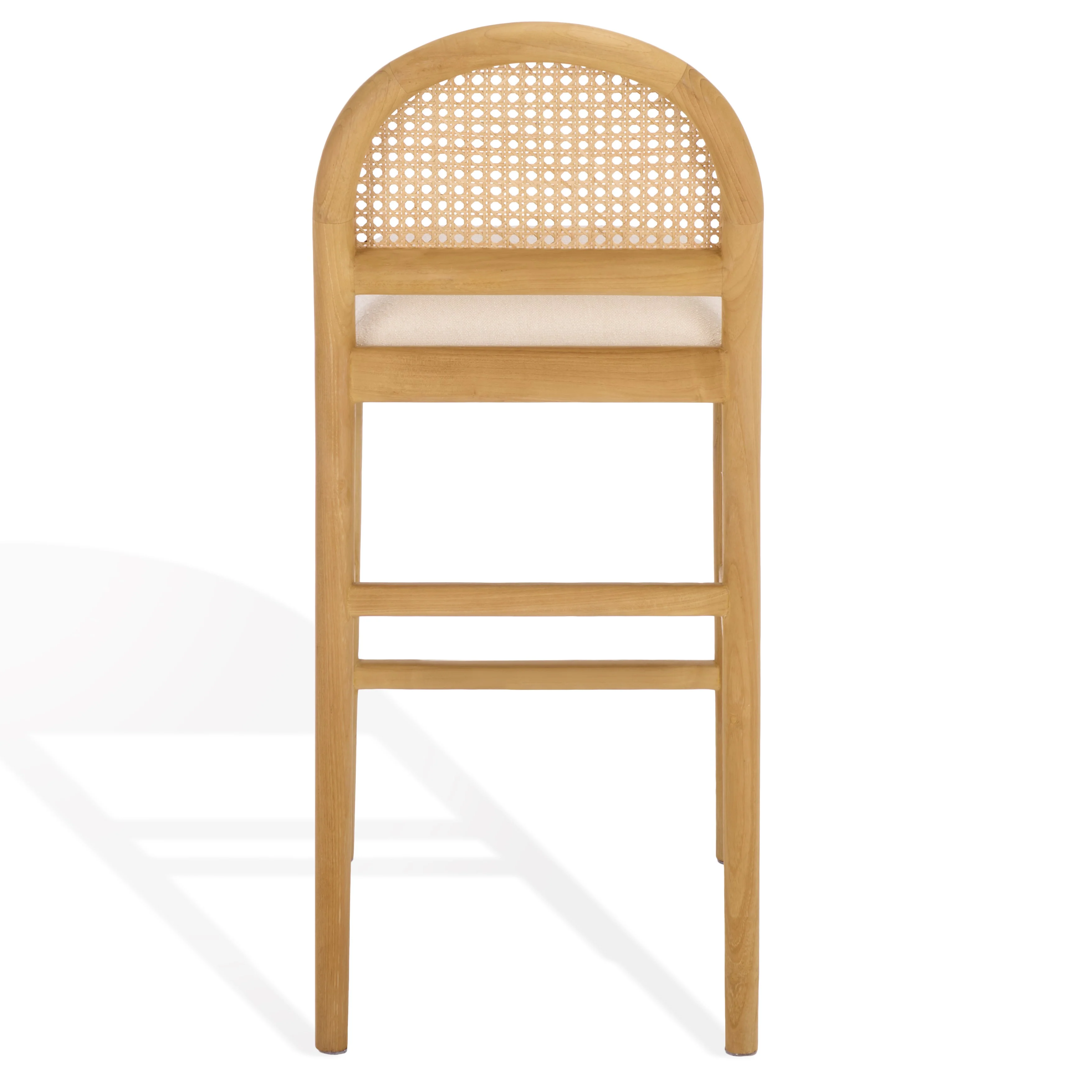Laylie Rattan And Leather Counter Stool - Image 19