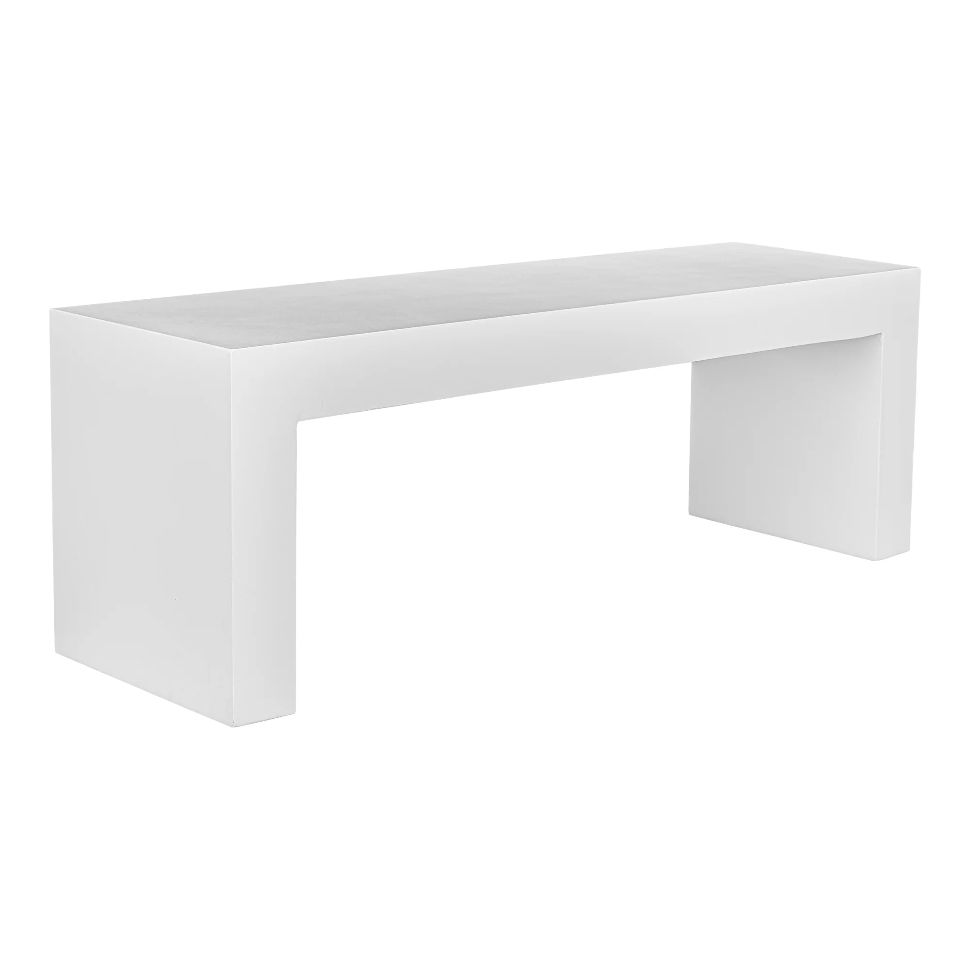 Lazarus Outdoor Bench White - Image 3