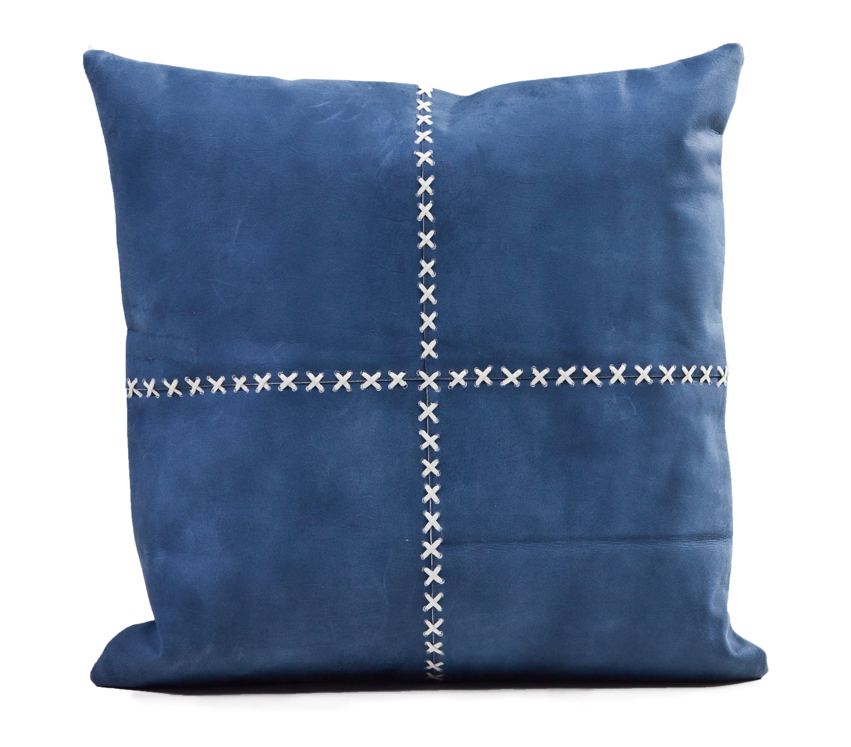 Leather Square Cushion - Image 3