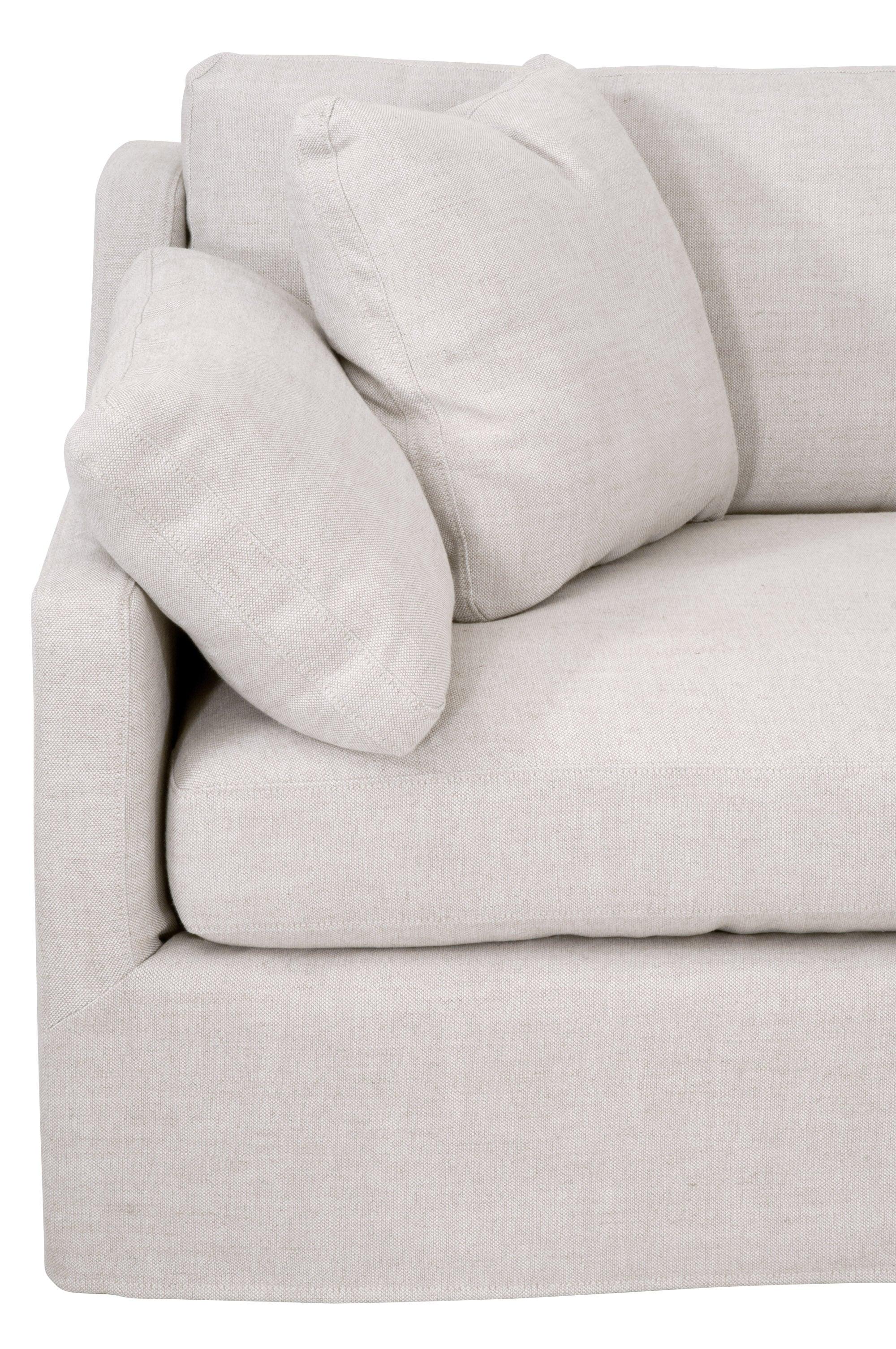 Lena Modular Slipcover 2-Seat Left Slope Arm Sofa - Image 5