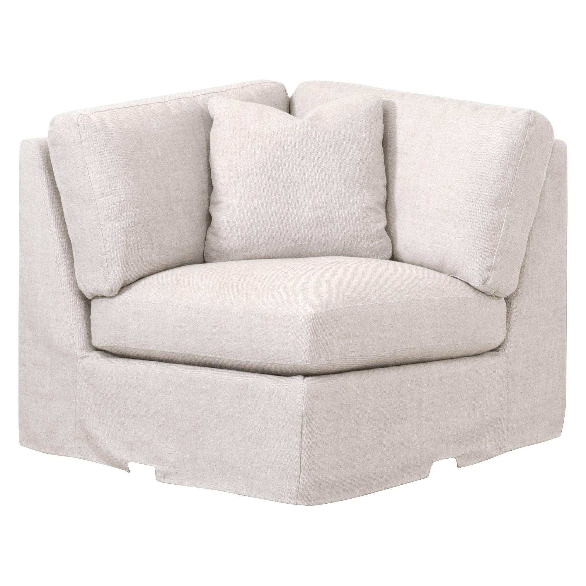 Lena Modular Slipcover Corner Chair - Image 2