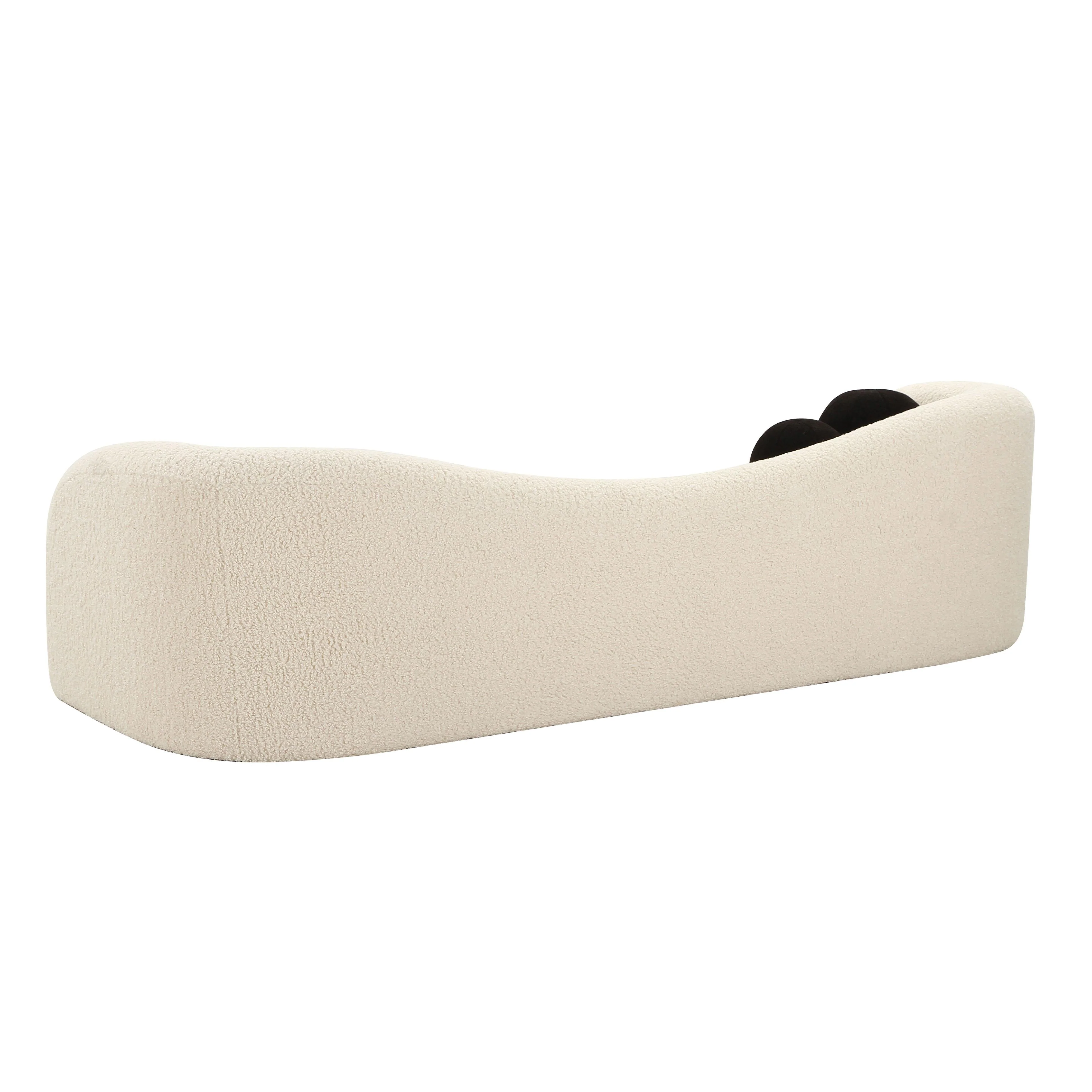 Leonie Faux Shearling Sofa - Image 11
