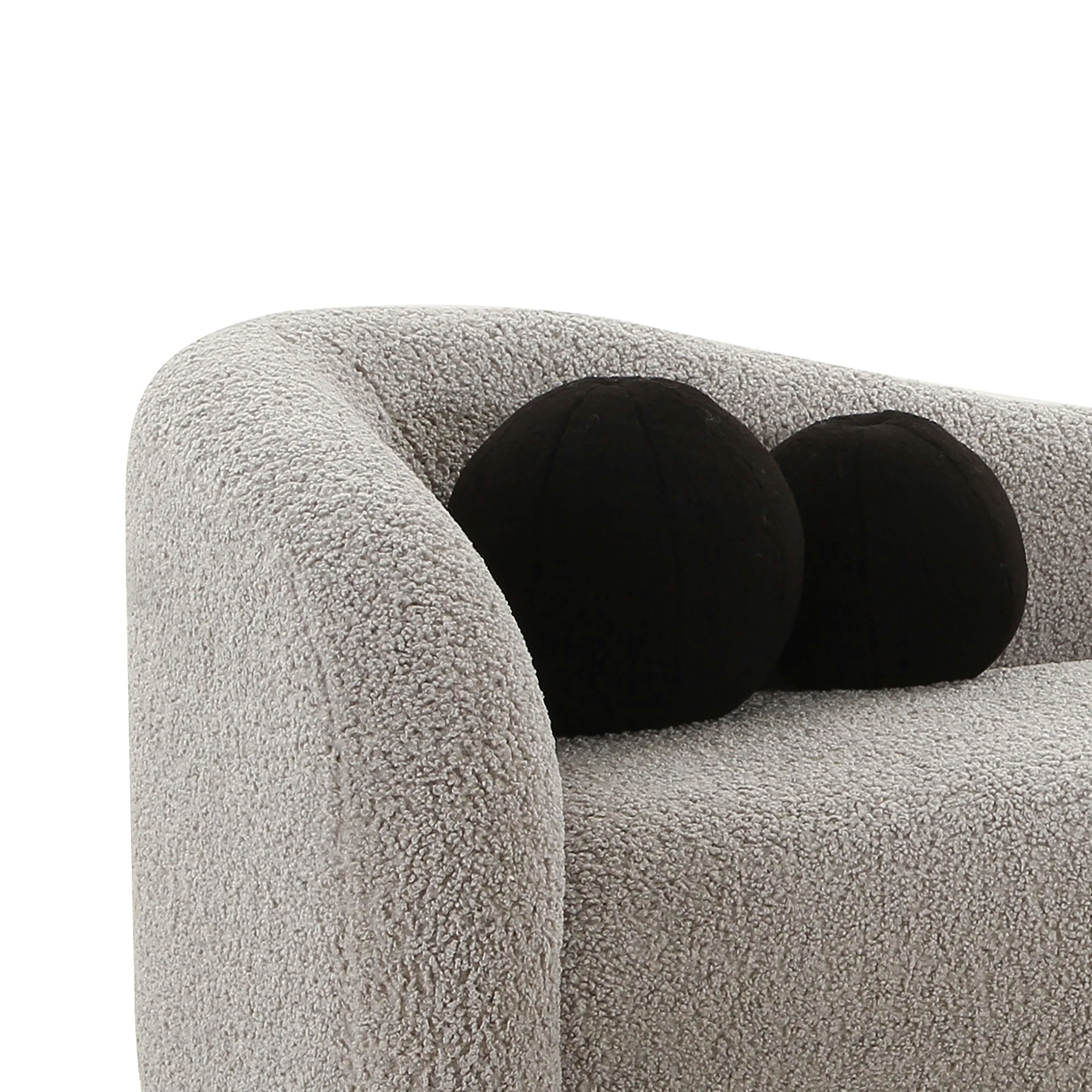 Leonie Faux Shearling Sofa - Image 4