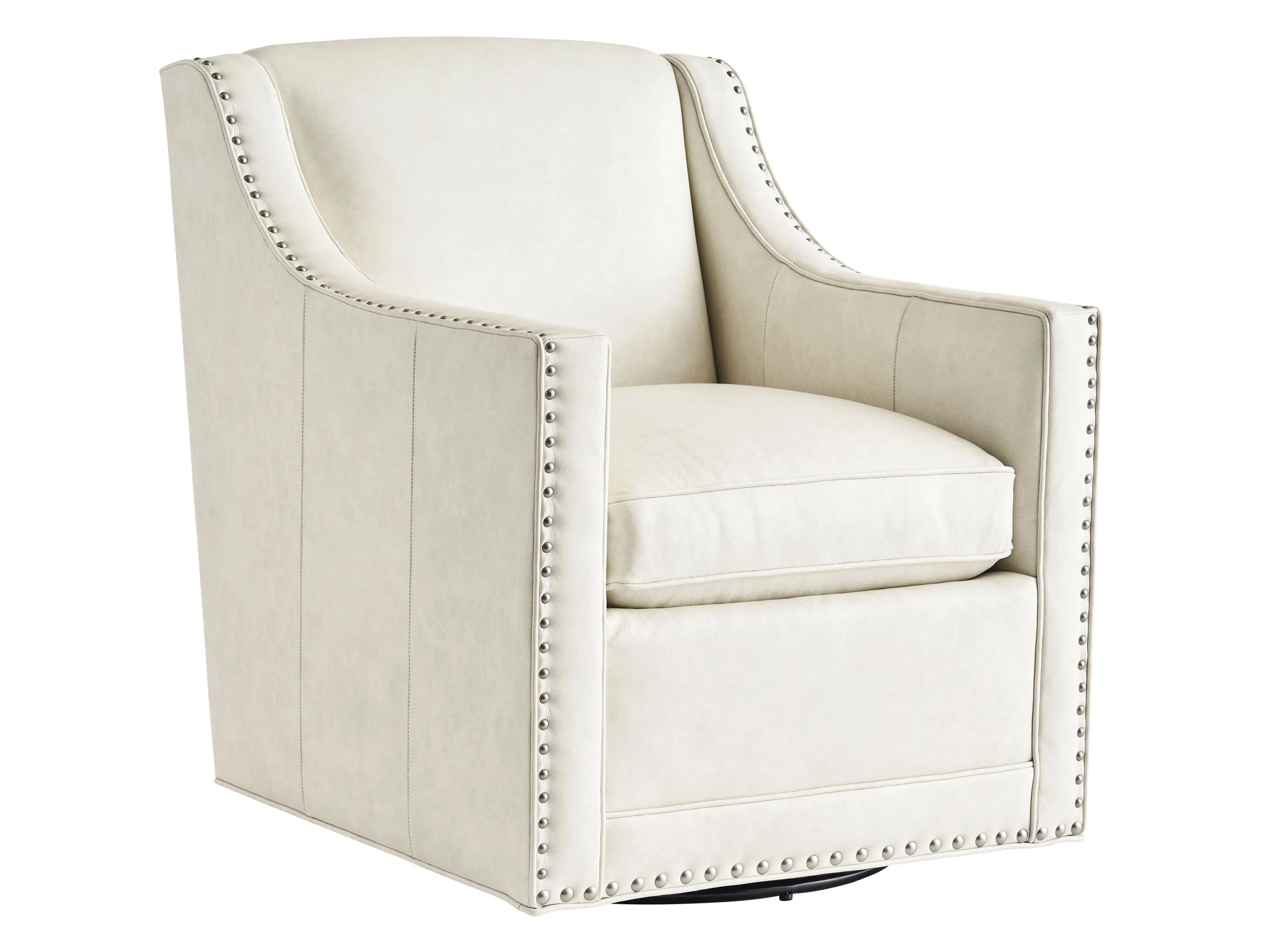 Lexington Leather Barrier Leather Swivel Chair - Image 4
