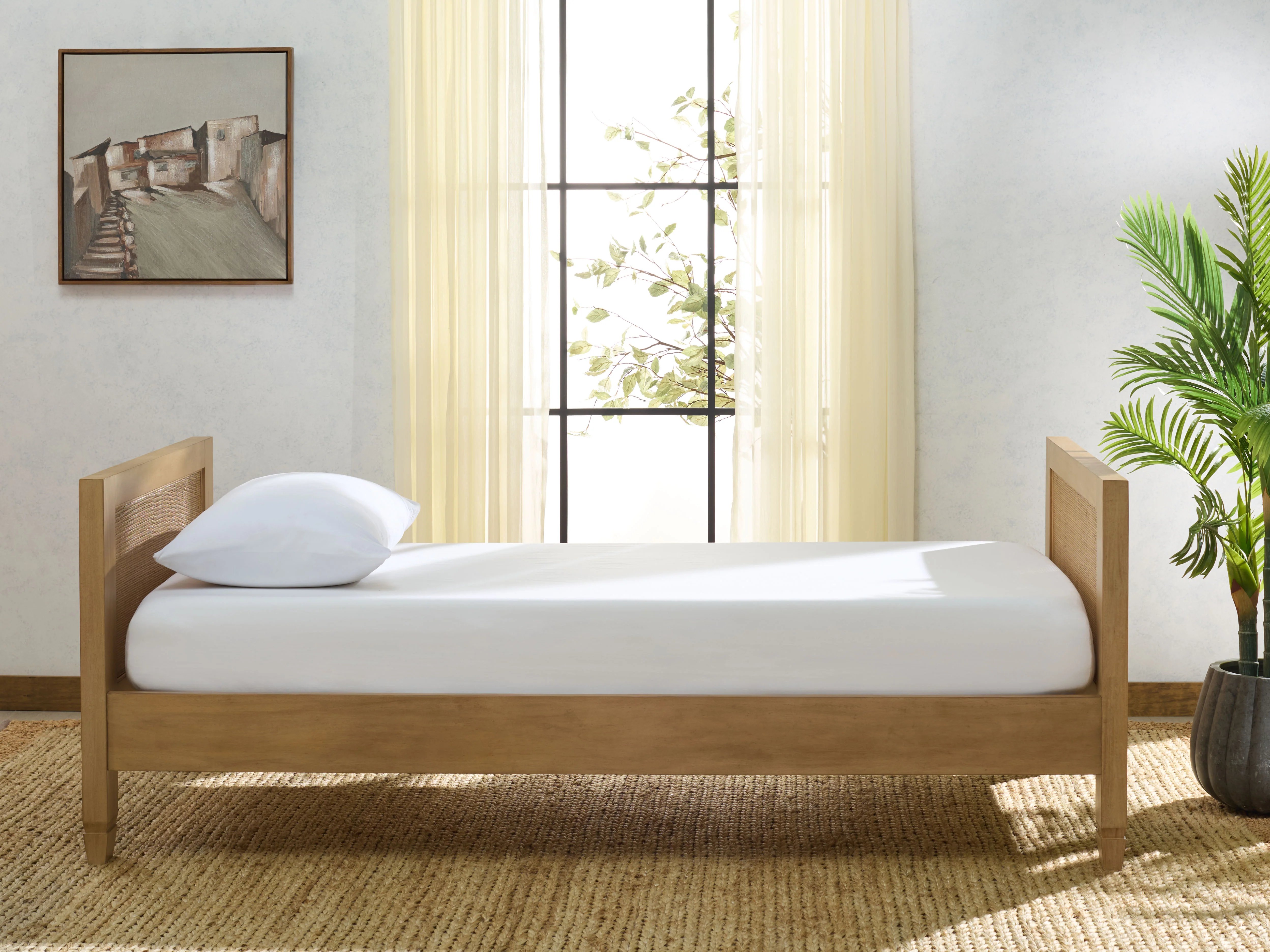 Libbie Cane And Wood Daybed - Image 2