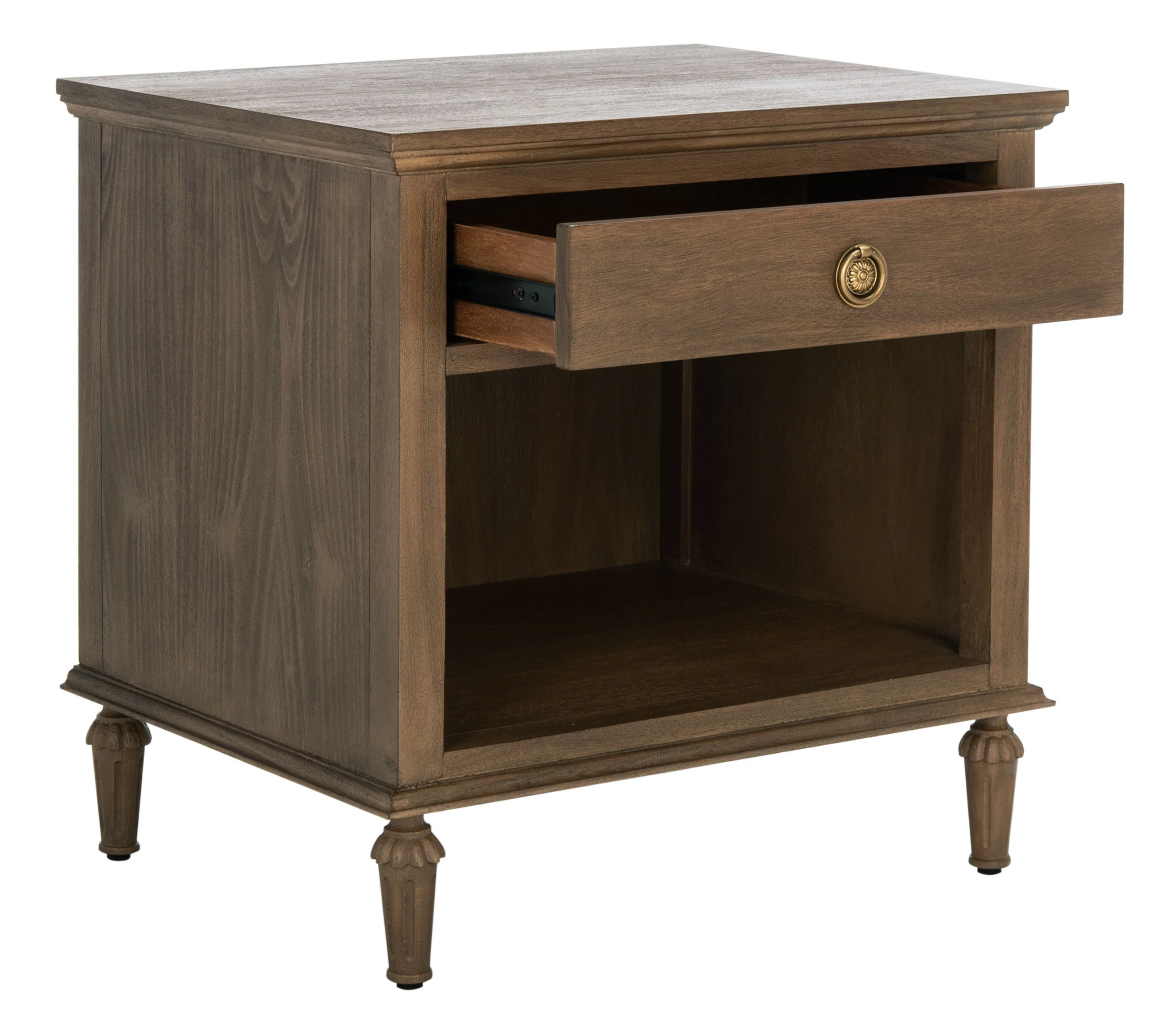 Lisabet 1 Drawer Wood Nightstand - Image 11