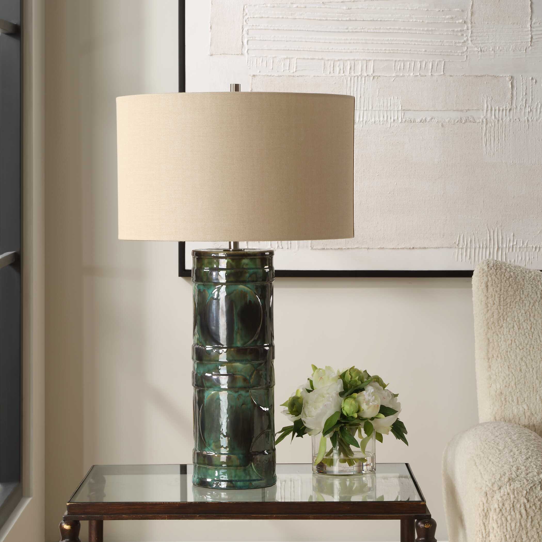 Loch Green Glaze Table Lamp - Image 3