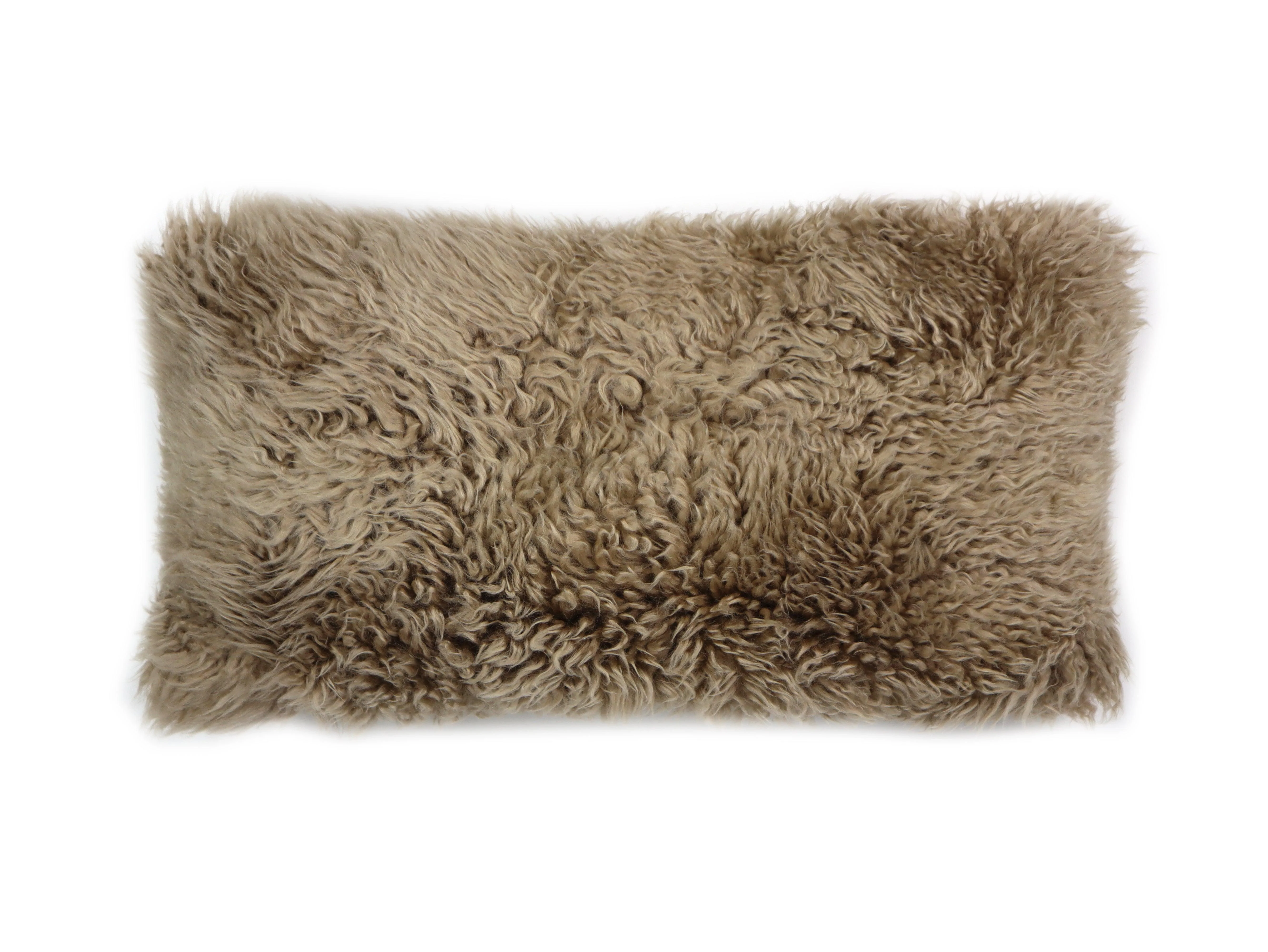 Longwool Curly Sheepskin Lumbar Cushion - Image 4