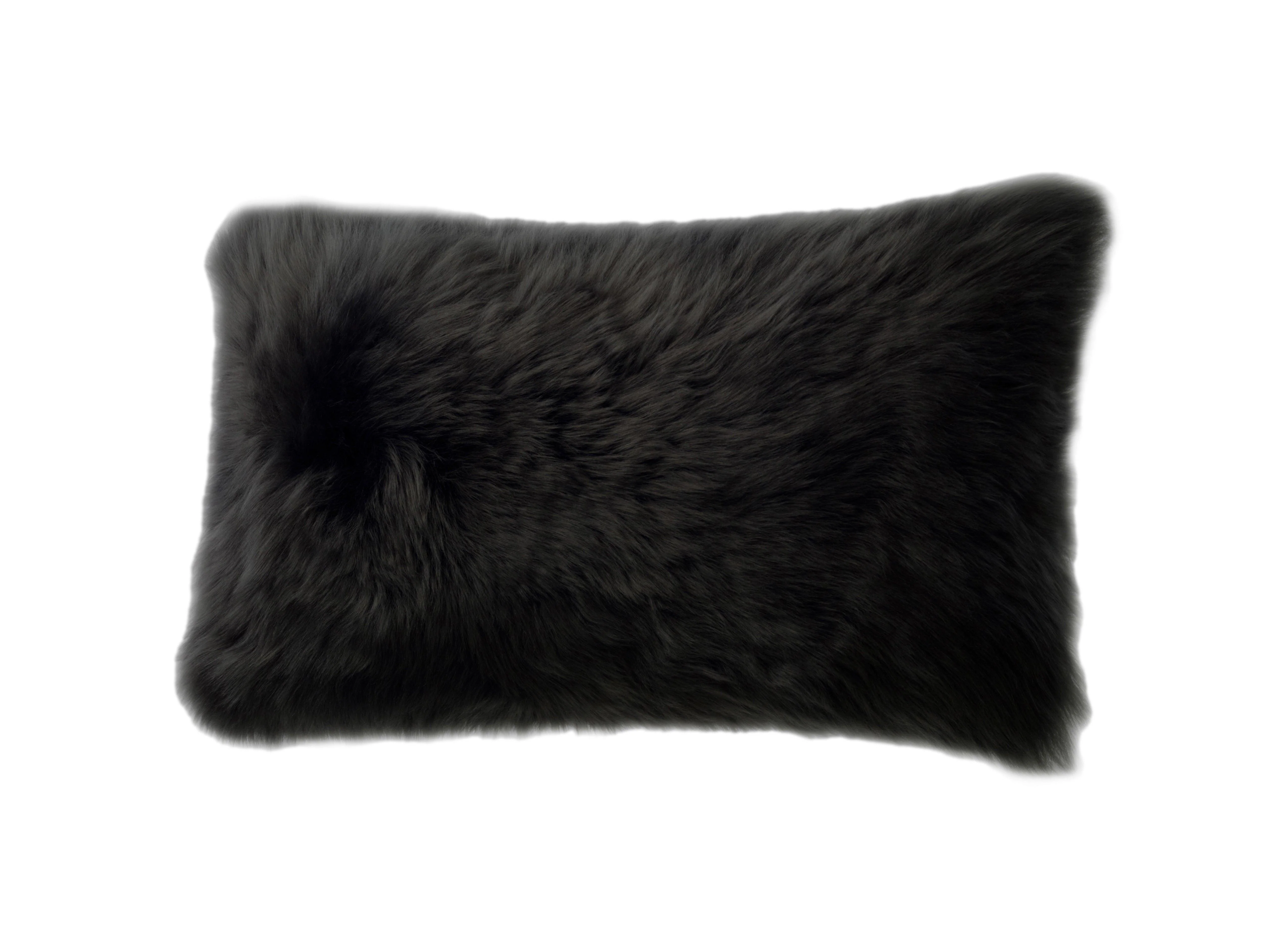 Longwool Sheepskin Lumbar Cushion - Image 2