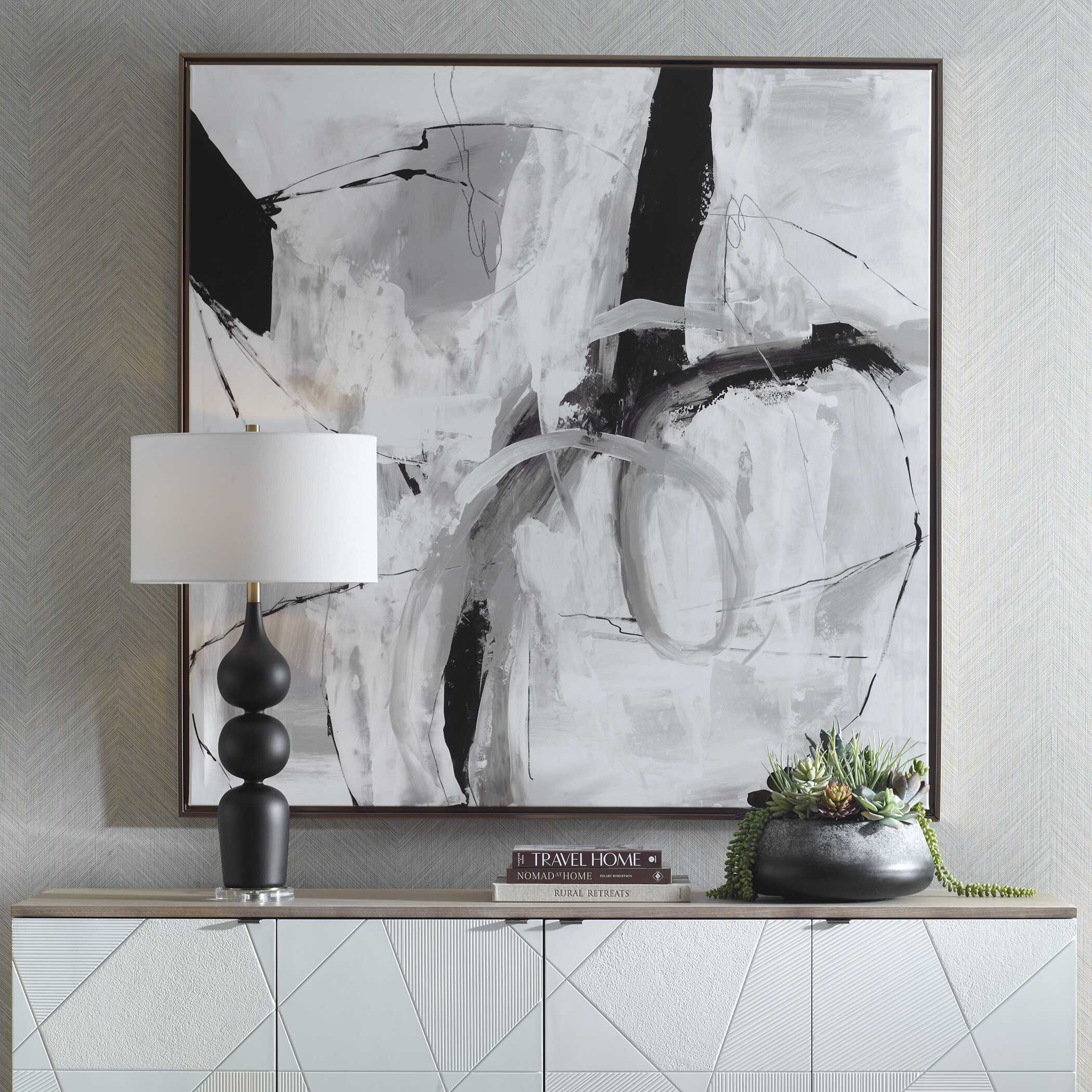 Looping Eternity Framed Abstract Art - Image 2