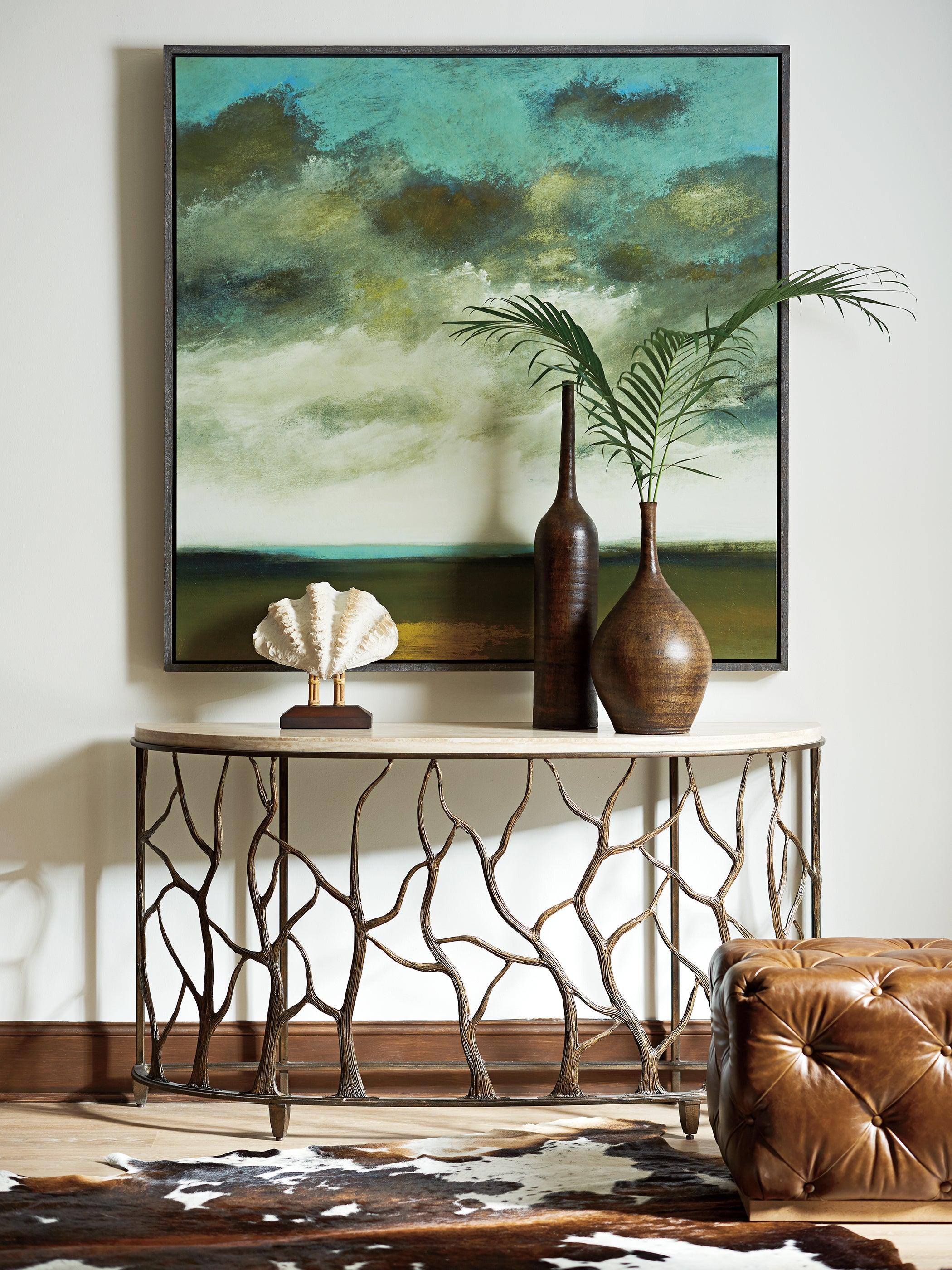 Los Altos Bannister Garden Console Table - Image 2