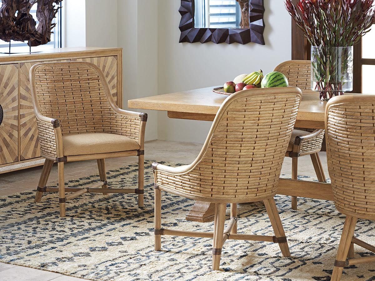 Los Altos Keeling Woven Side Chair - Image 3