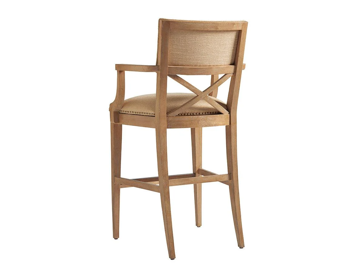 Los Altos Sutherland Upholstered Bar Stool - Image 4