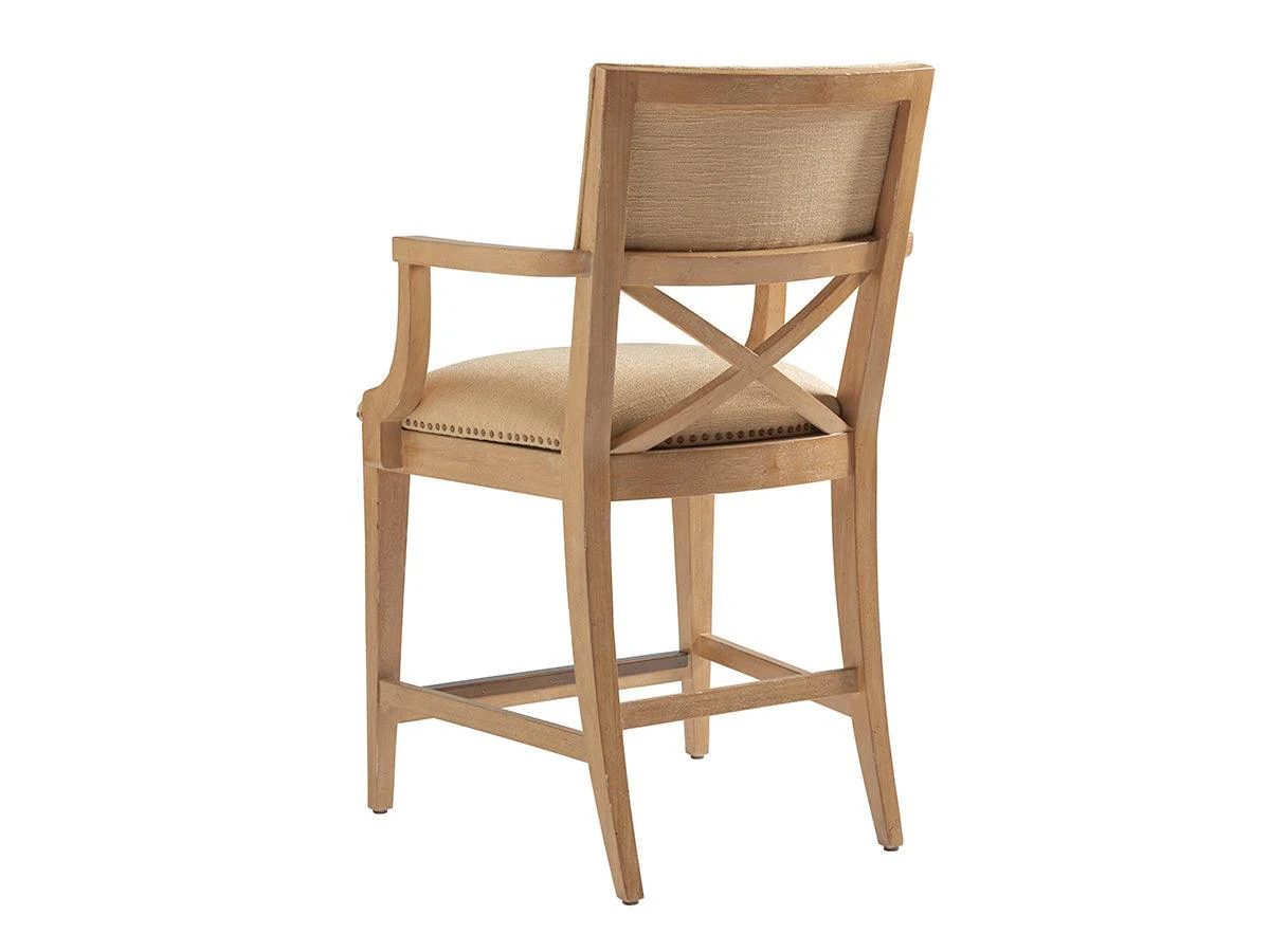 Los Altos Sutherland Upholstered Counter Stool - Image 3