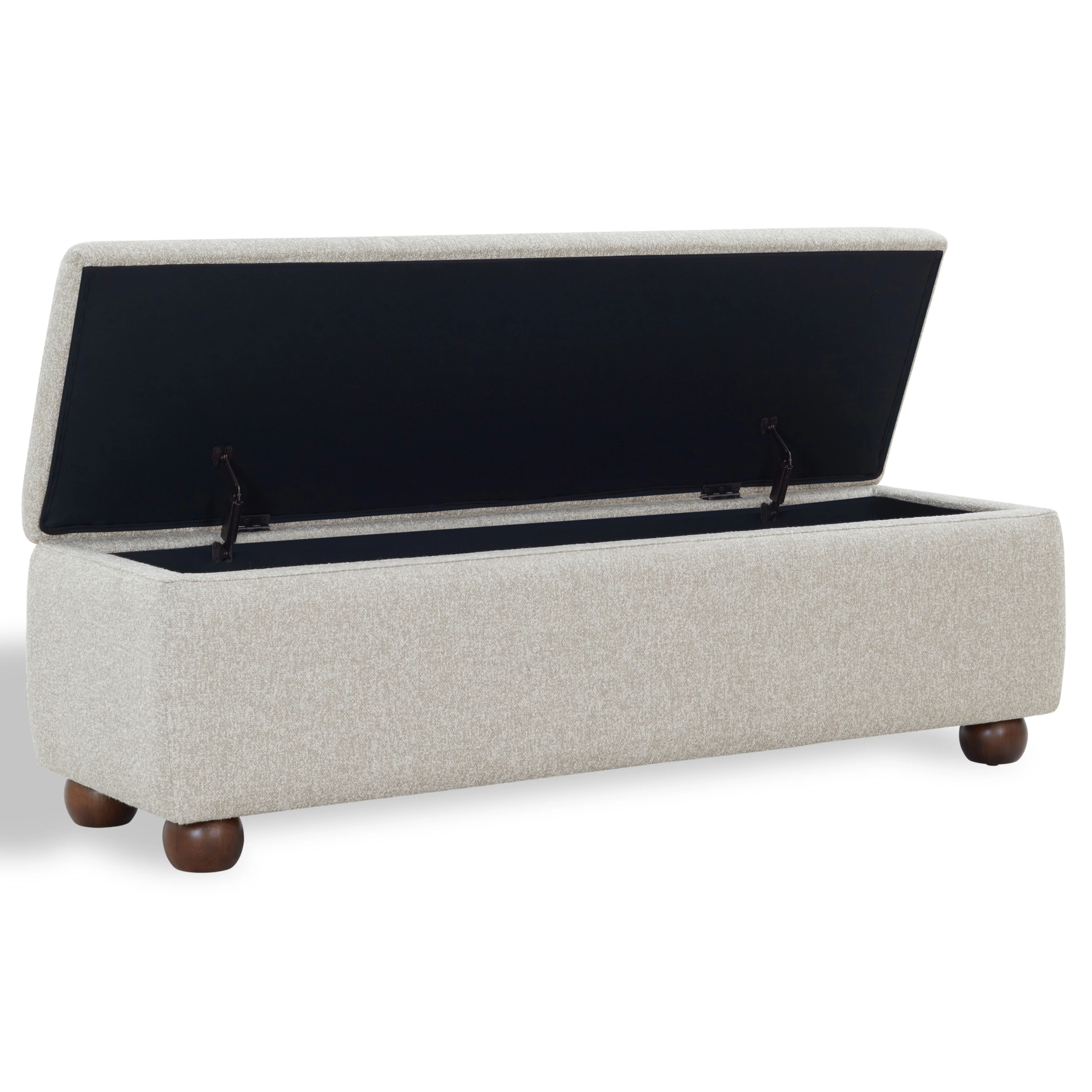 Lucija Boucle Storage Bench - Image 9