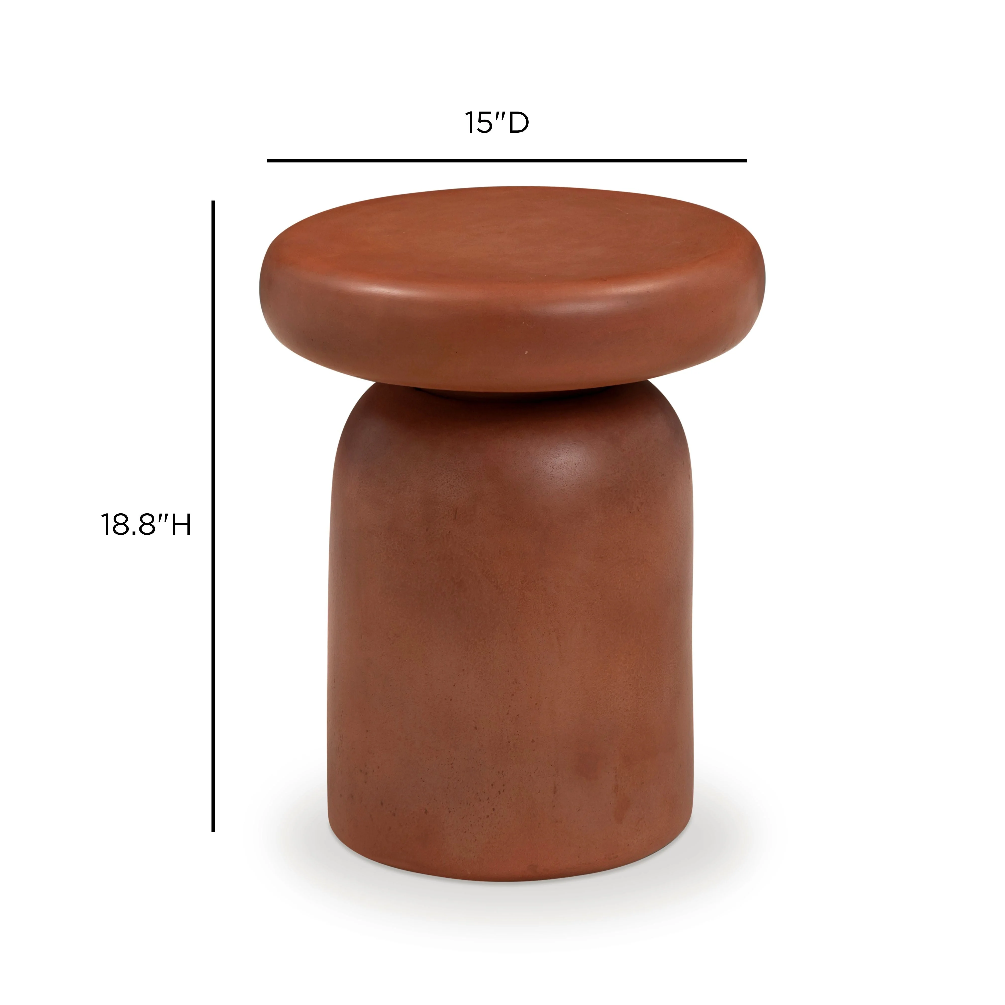 Lydia Concrete Indoor/Outdoor Side Table - Image 6