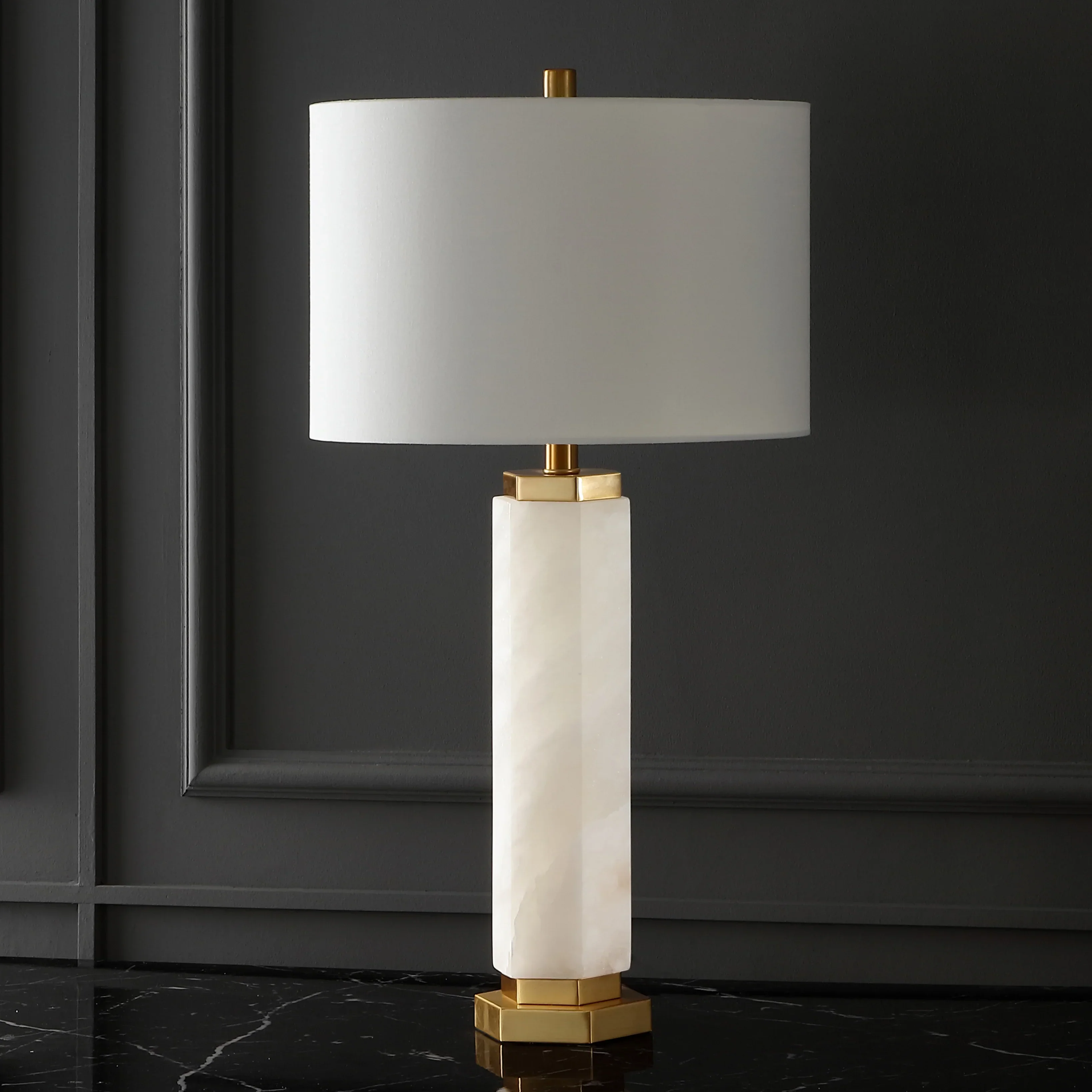 Lynsey Alabaster Table Lamp - Image 2