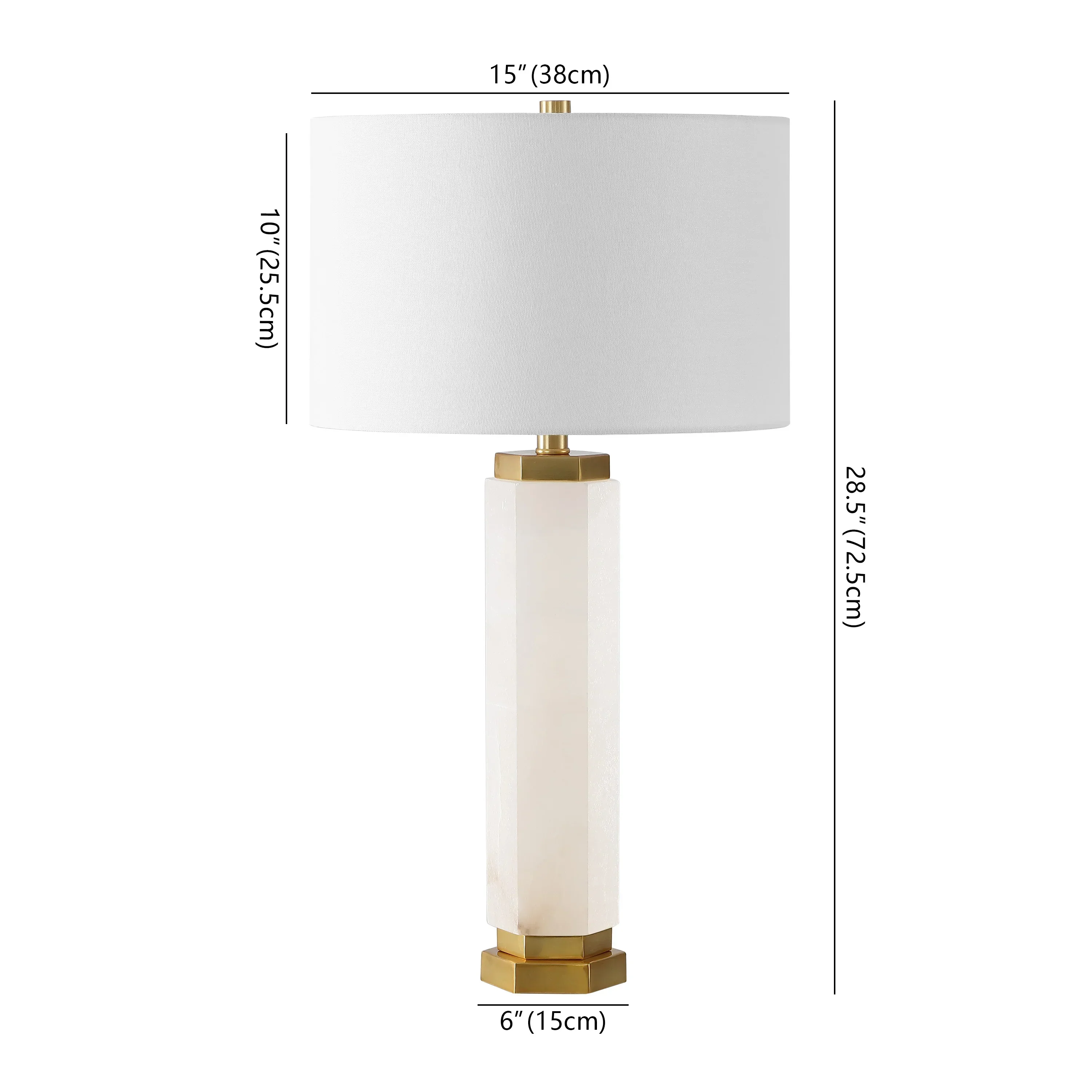 Lynsey Alabaster Table Lamp - Image 8