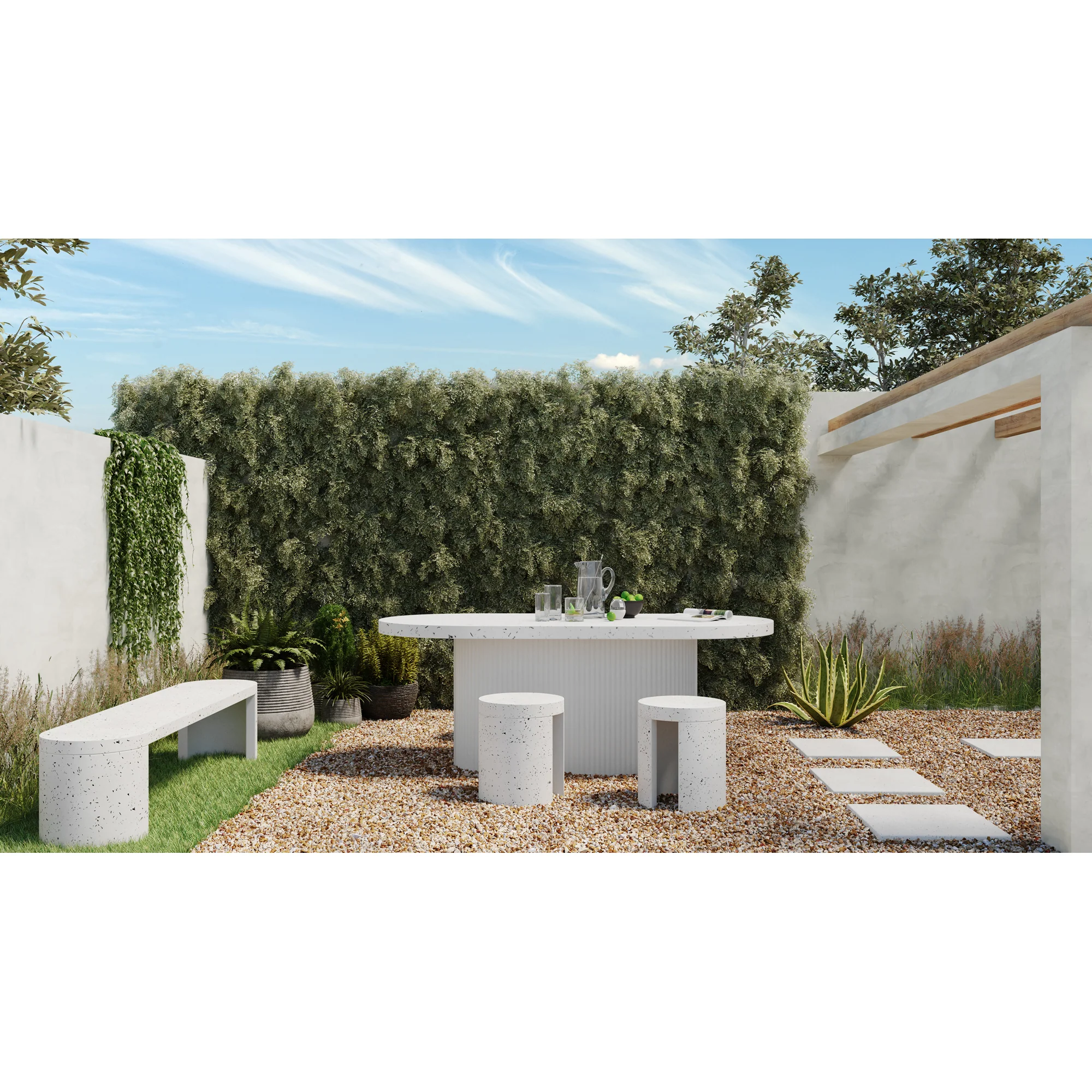Lyon Outdoor Dining Table - Image 2