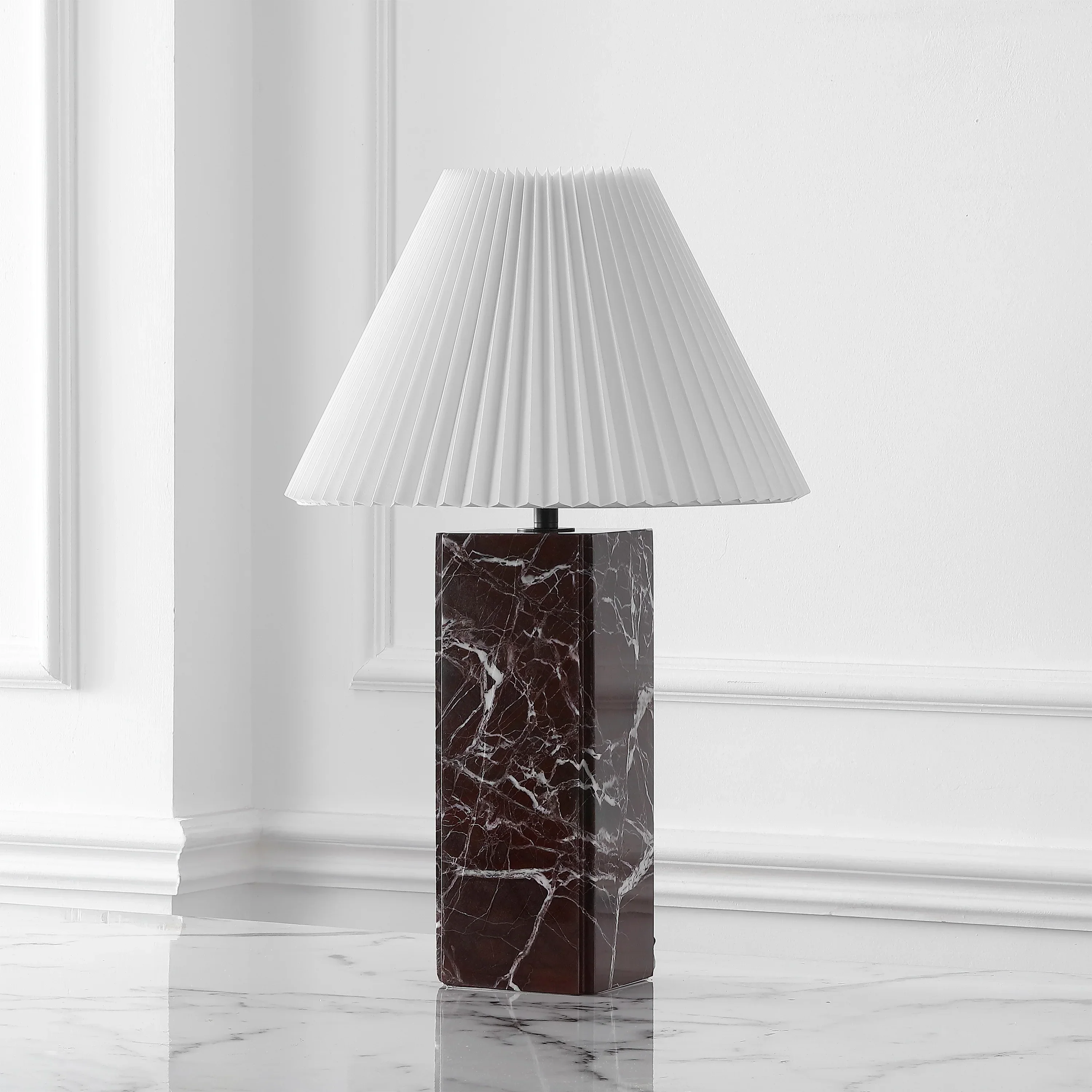 Mackenzie Square Marble Table Lamp - Image 51