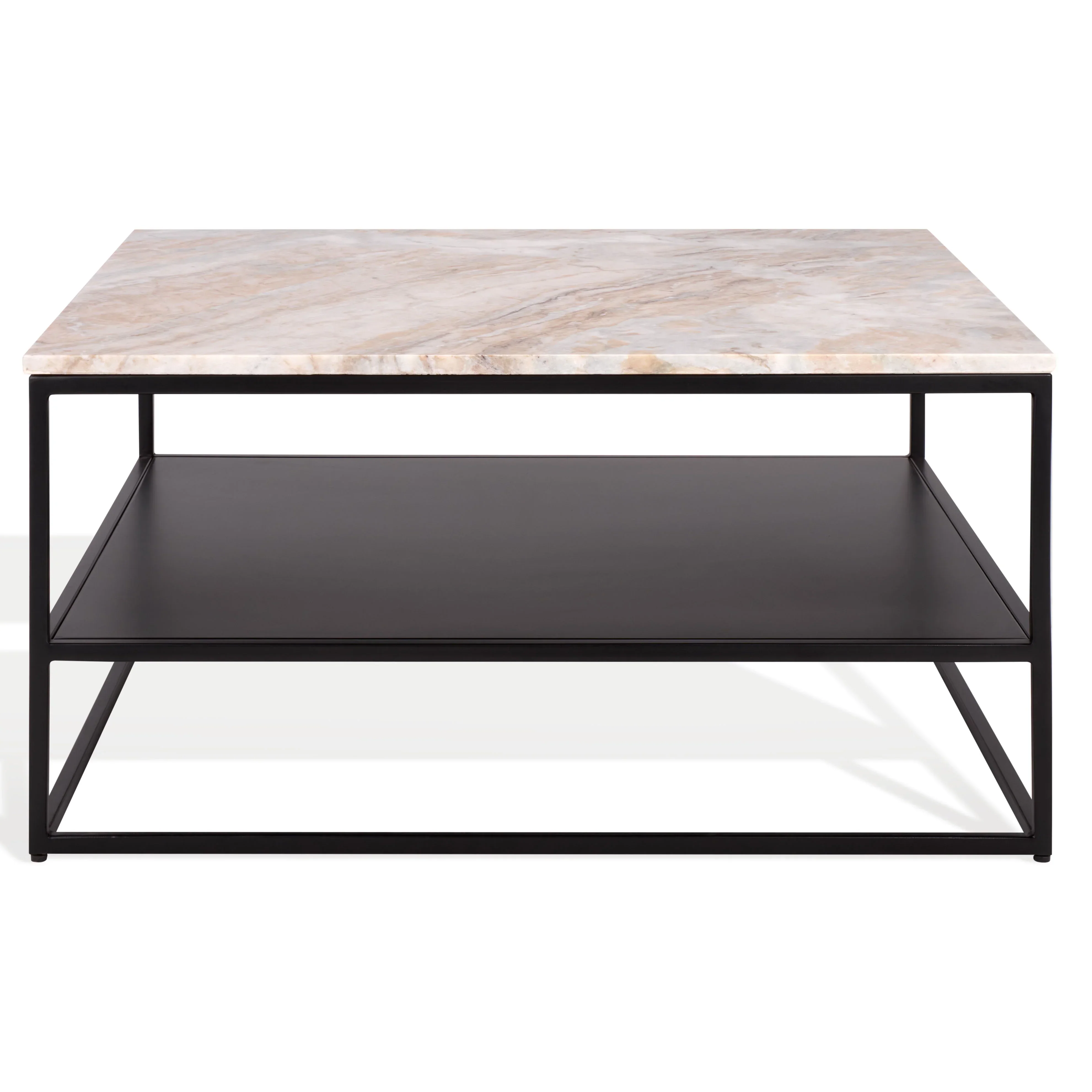 Macklyn Square Marble Top Coffee Table