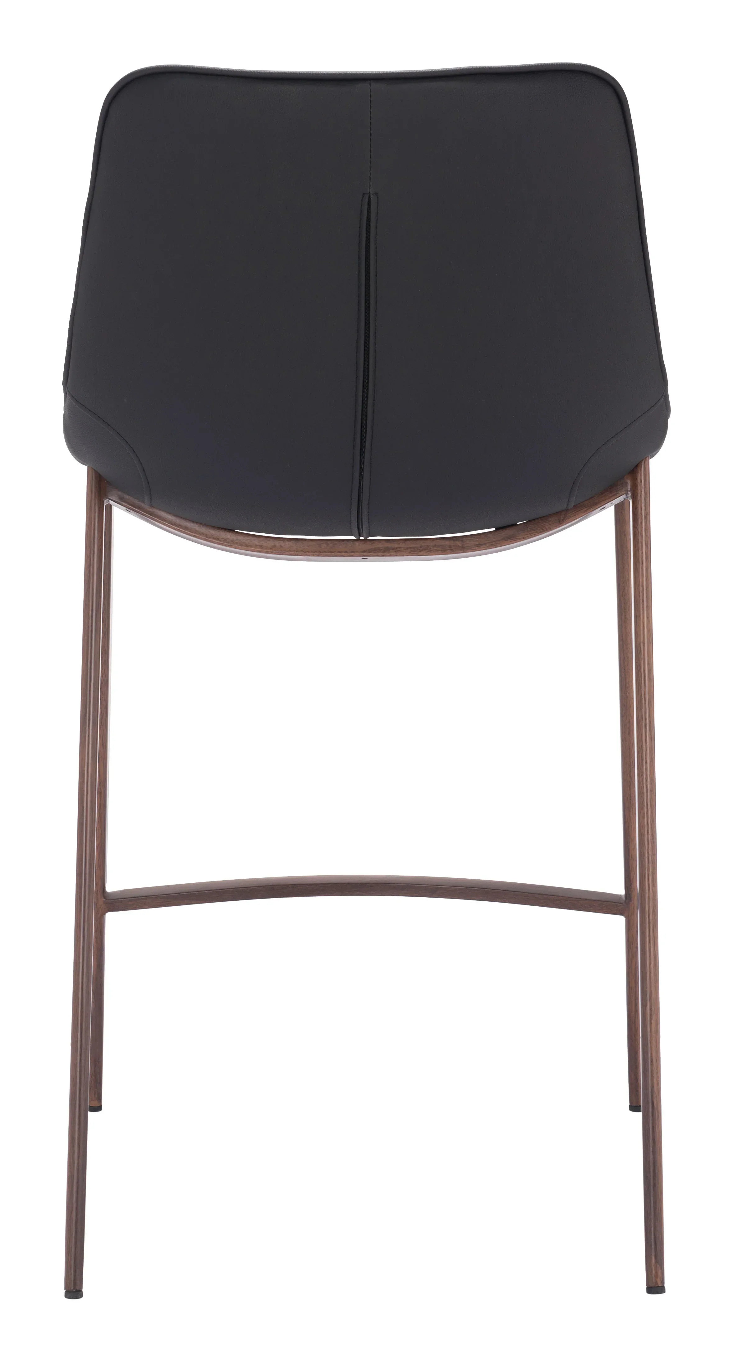Magnus Counter Stool (Set of 2) Black & Walnut - Image 5