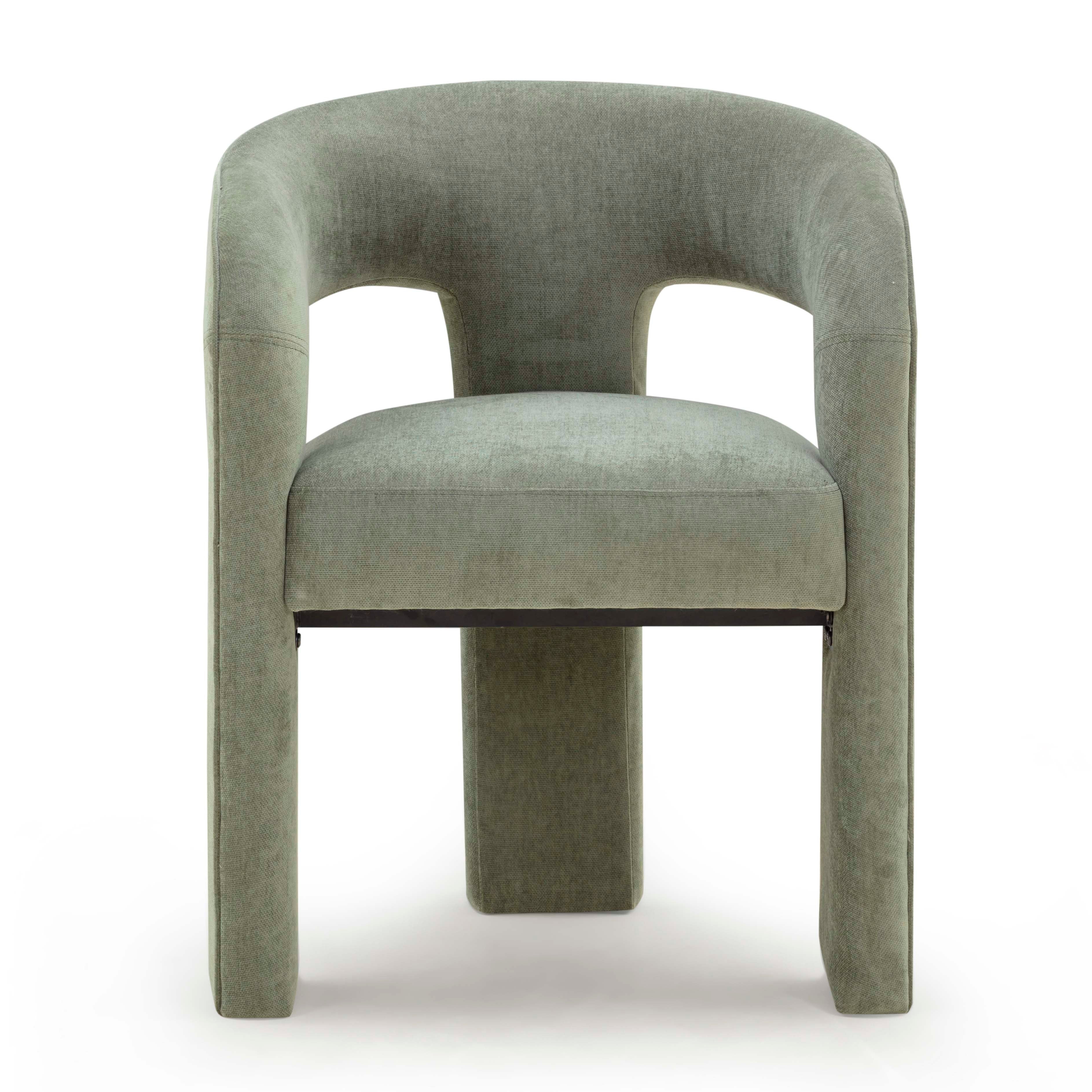 Malone Performance Chenille Dining Chair - Image 13