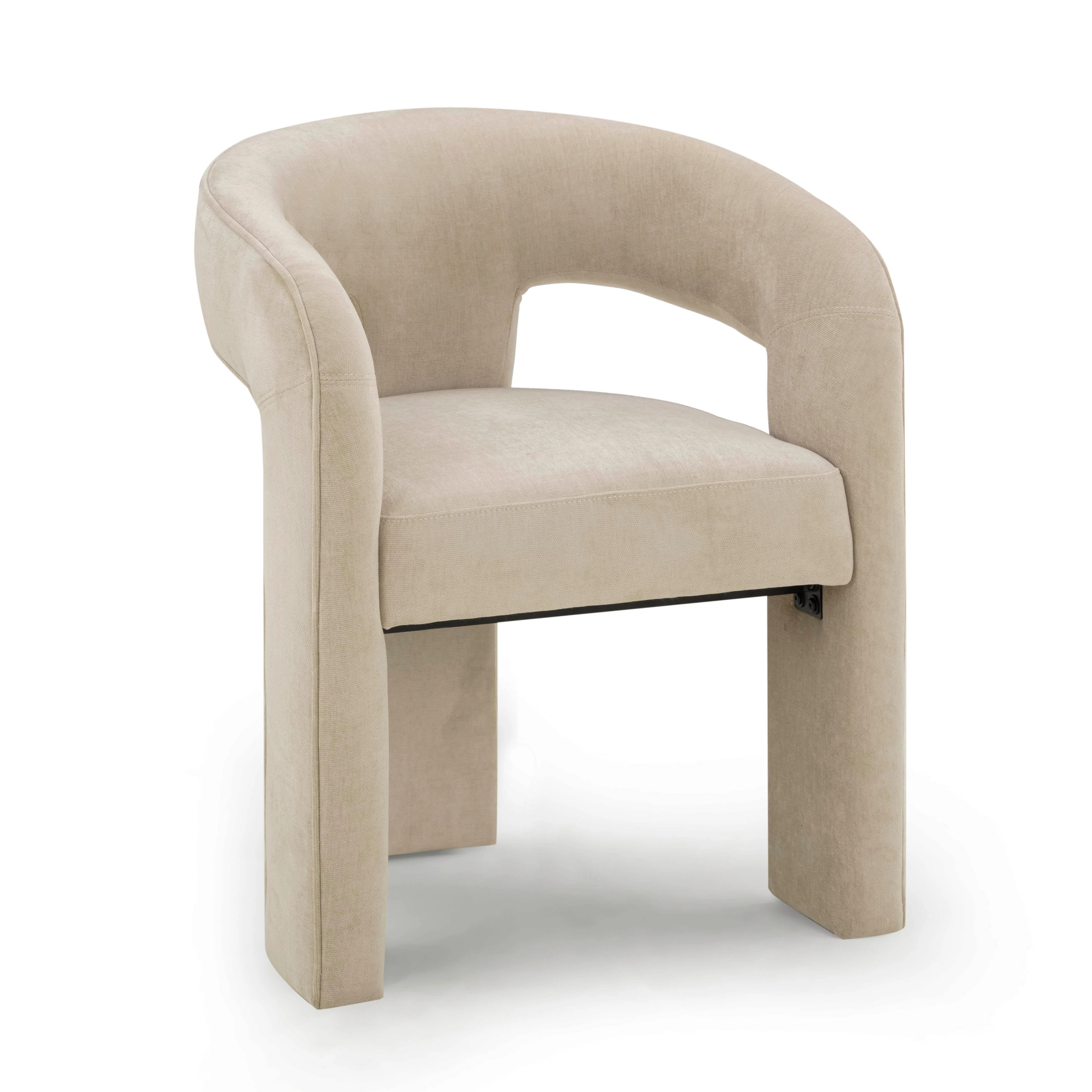 Malone Performance Chenille Dining Chair - Image 3