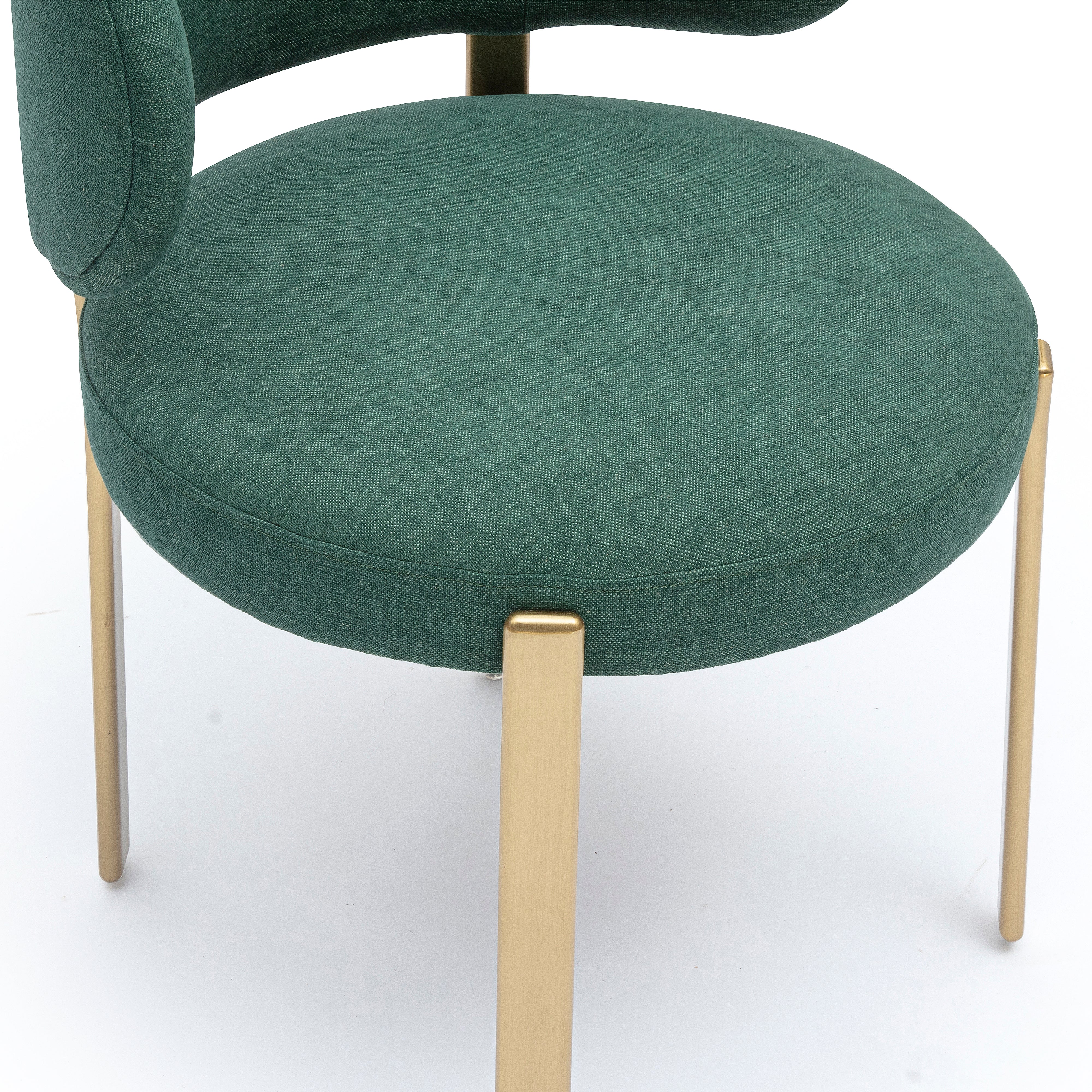 Margaret Green Performance Chenille Dining Chair - Image 5