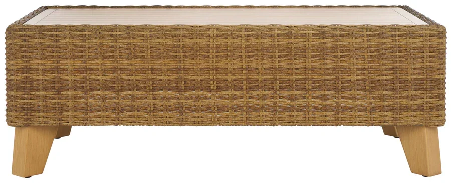 Margarita Wicker Outdoor Coffee Table - Image 8